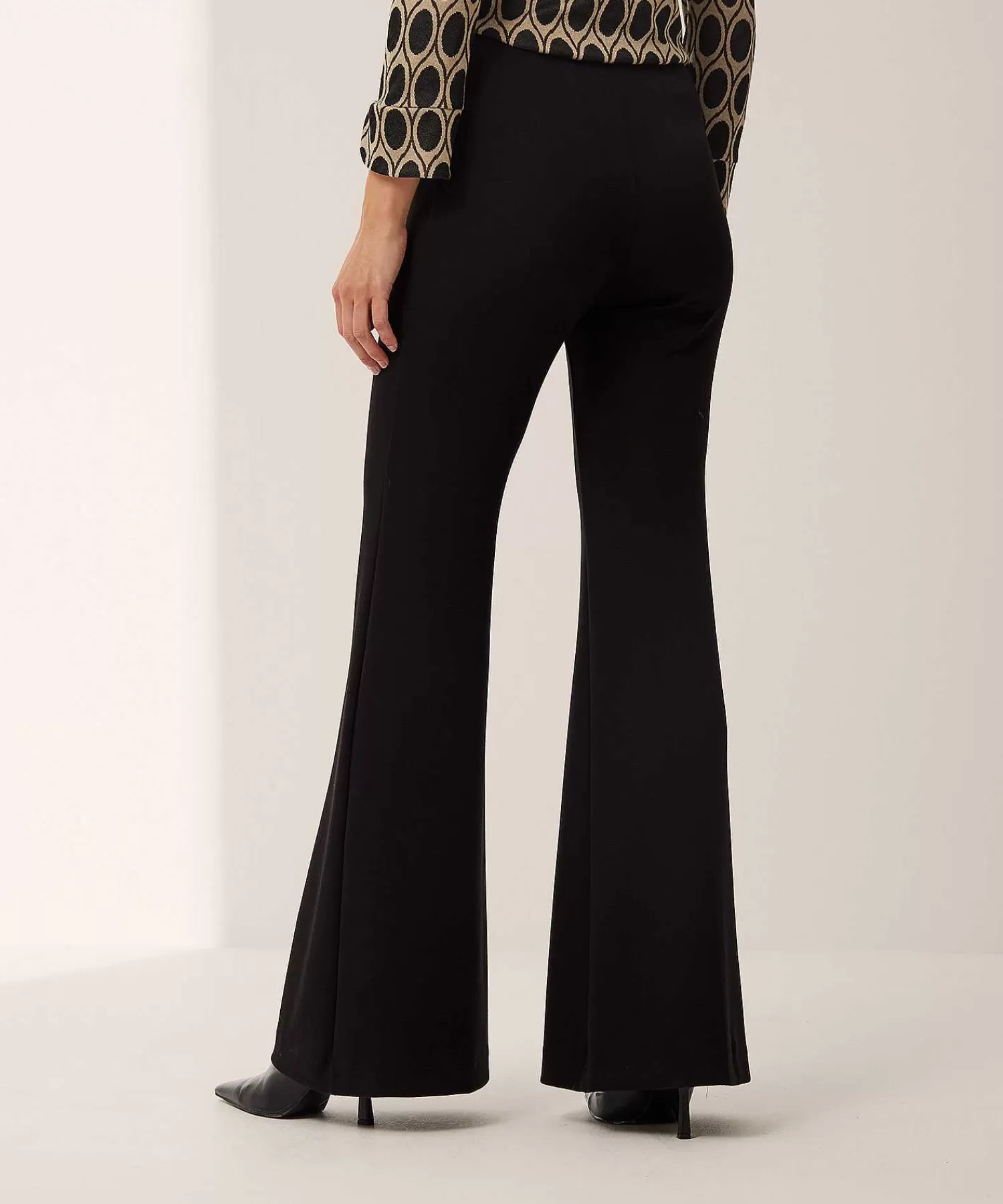 Broeken^Ana Alcazar Flared Broek Jersey