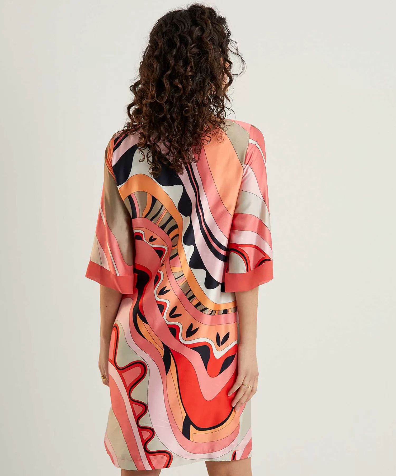 Jurken^Ana Alcazar Silky Jurk Fancy Print