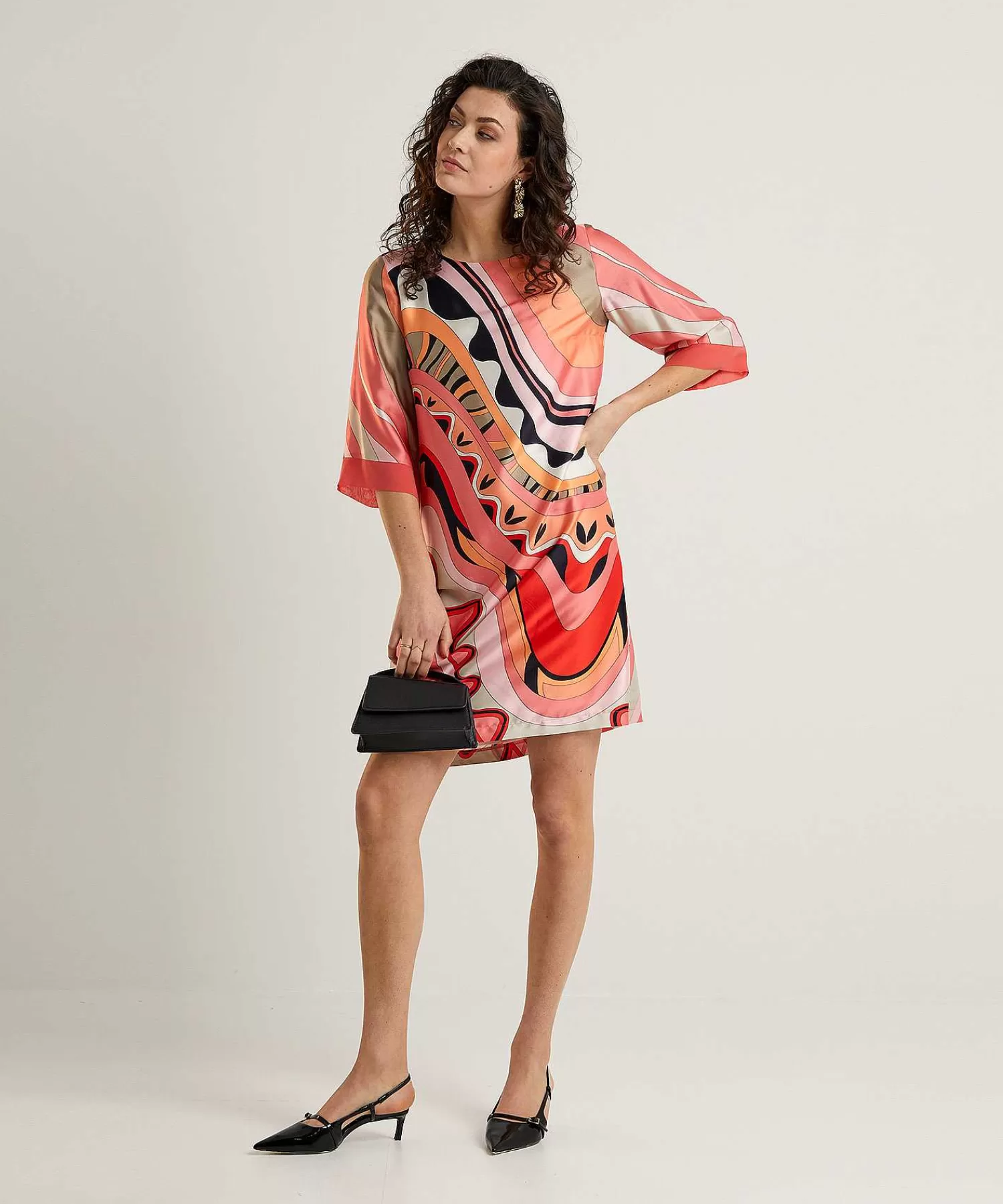 Jurken^Ana Alcazar Silky Jurk Fancy Print