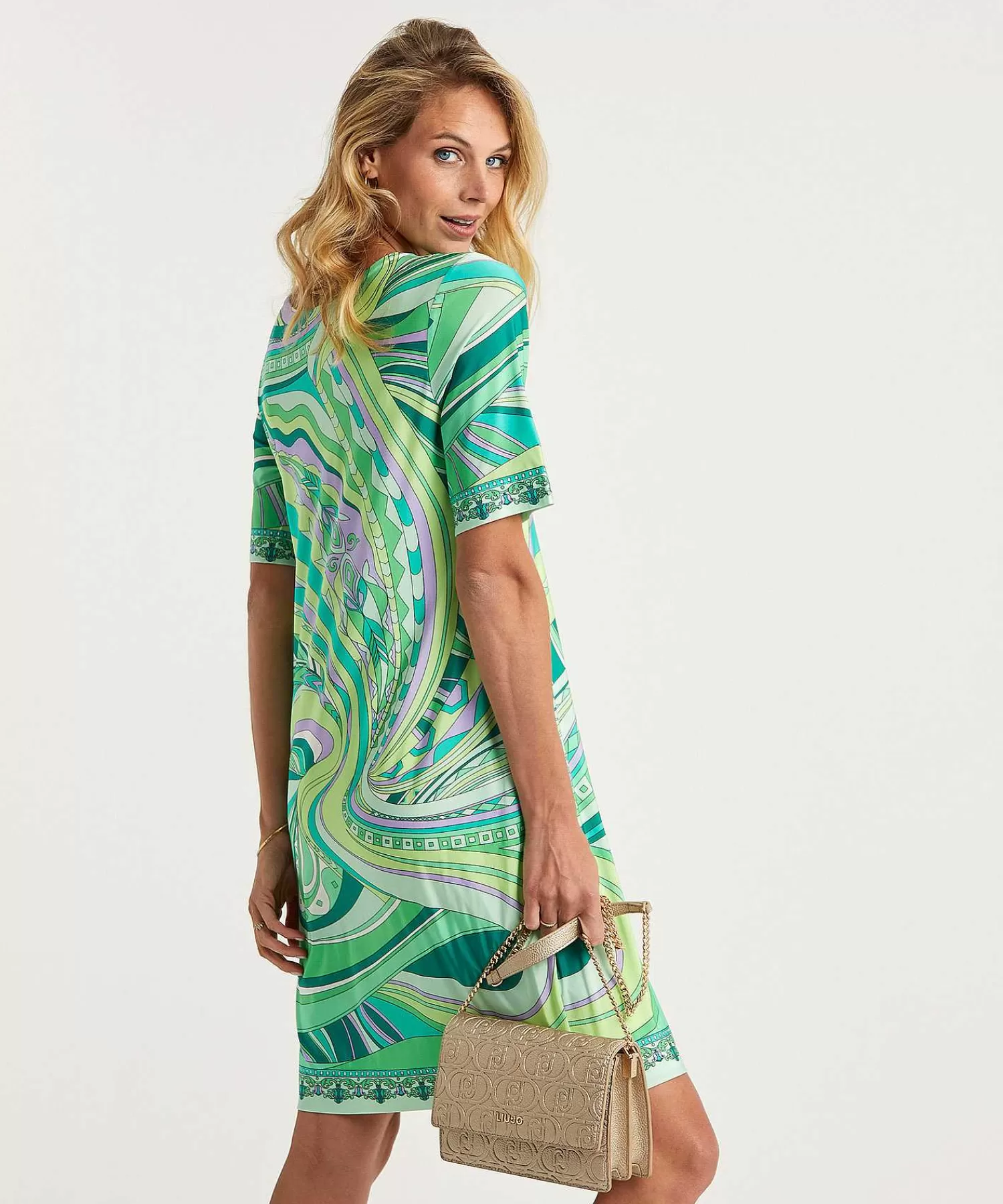 Jurken^Ana Alcazar Slinky Jurk Multicolor