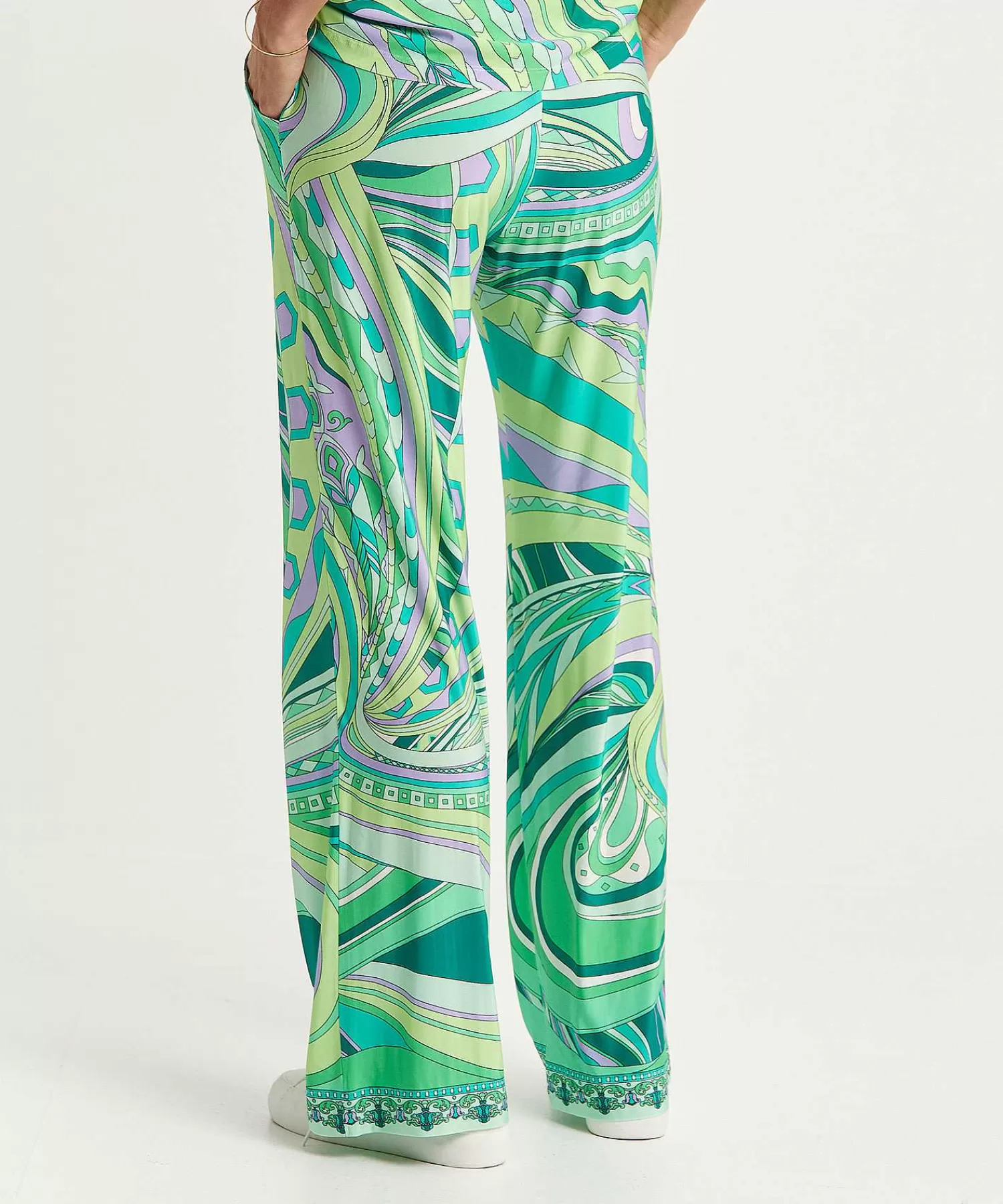 Broeken^Ana Alcazar Slinky Palazzo Broek Multicolor
