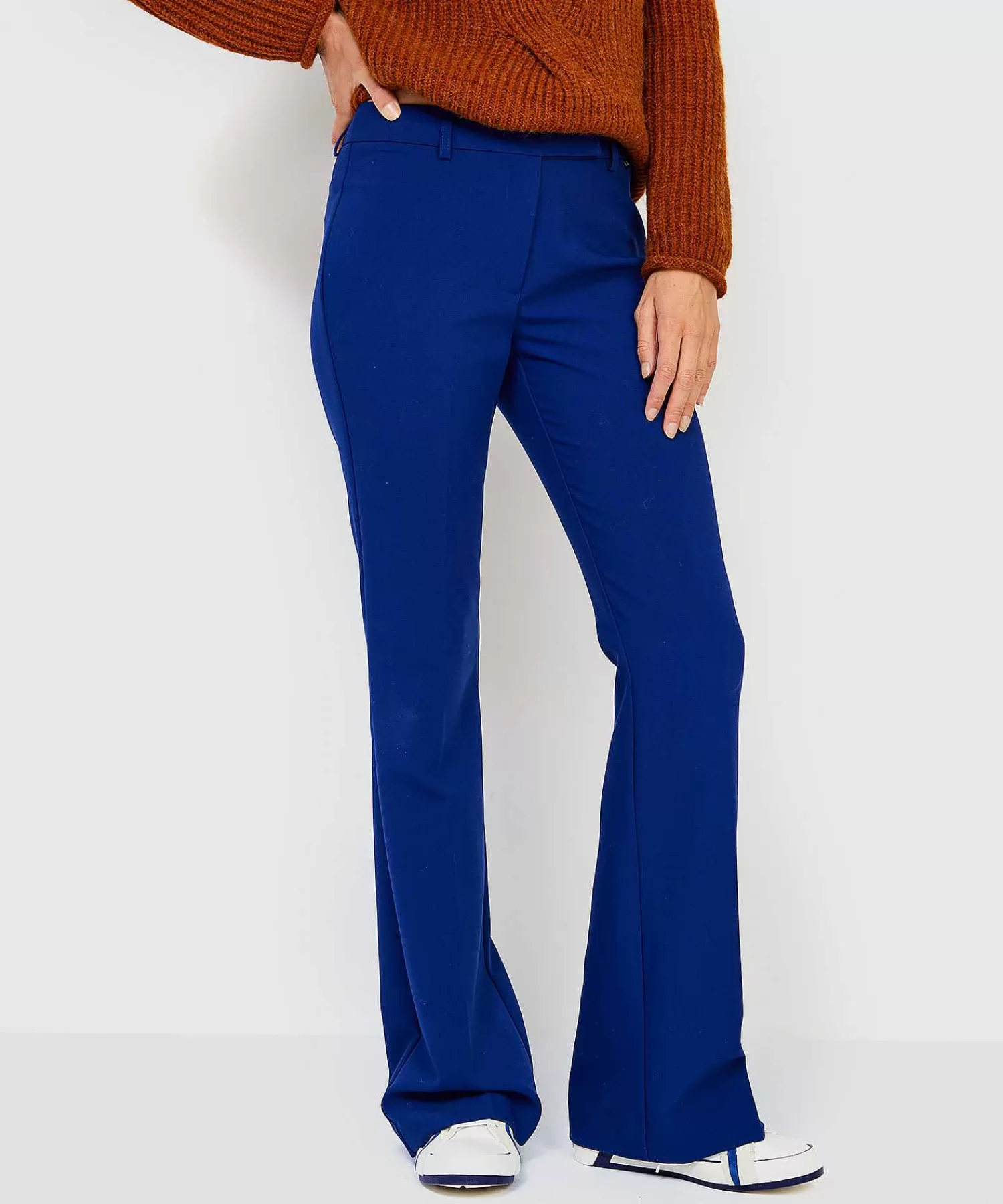 Broeken^Beaumont Pantalon Flared Blue