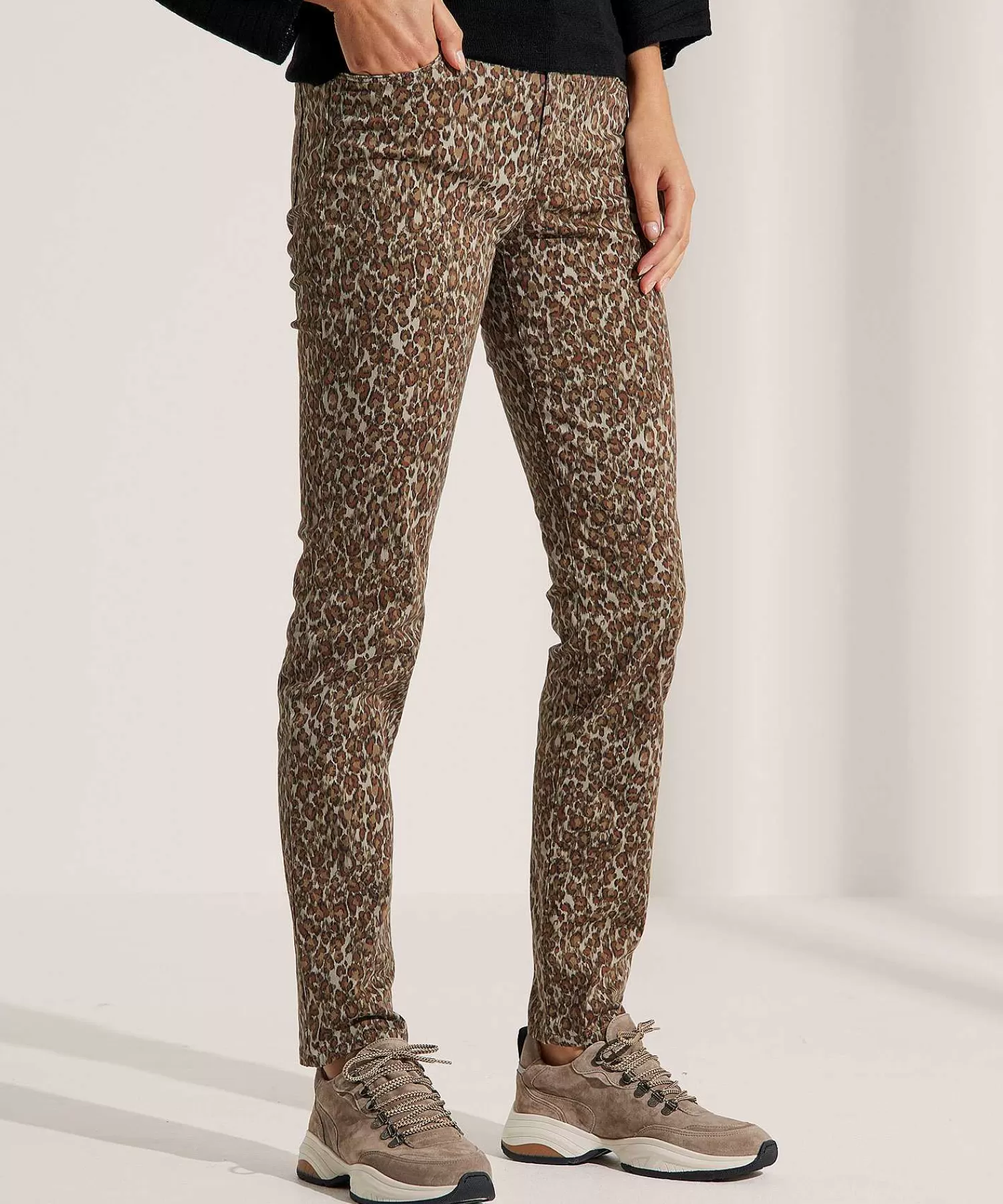 Broeken^Brax Broek Panterprint Shakira