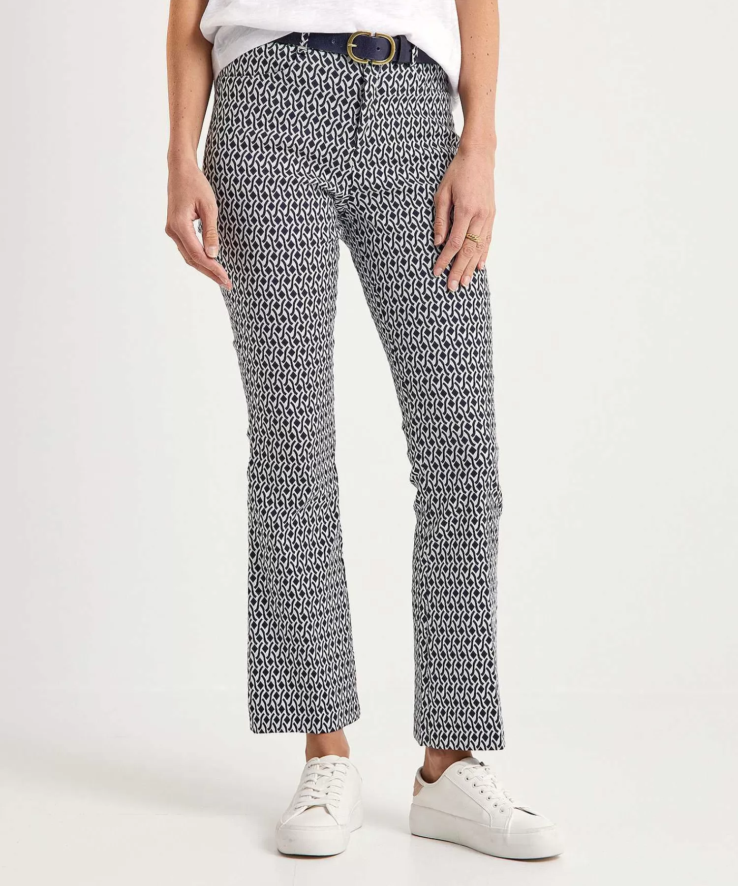 Broeken^Brax Kick Flare Broek Jacquard Shakira