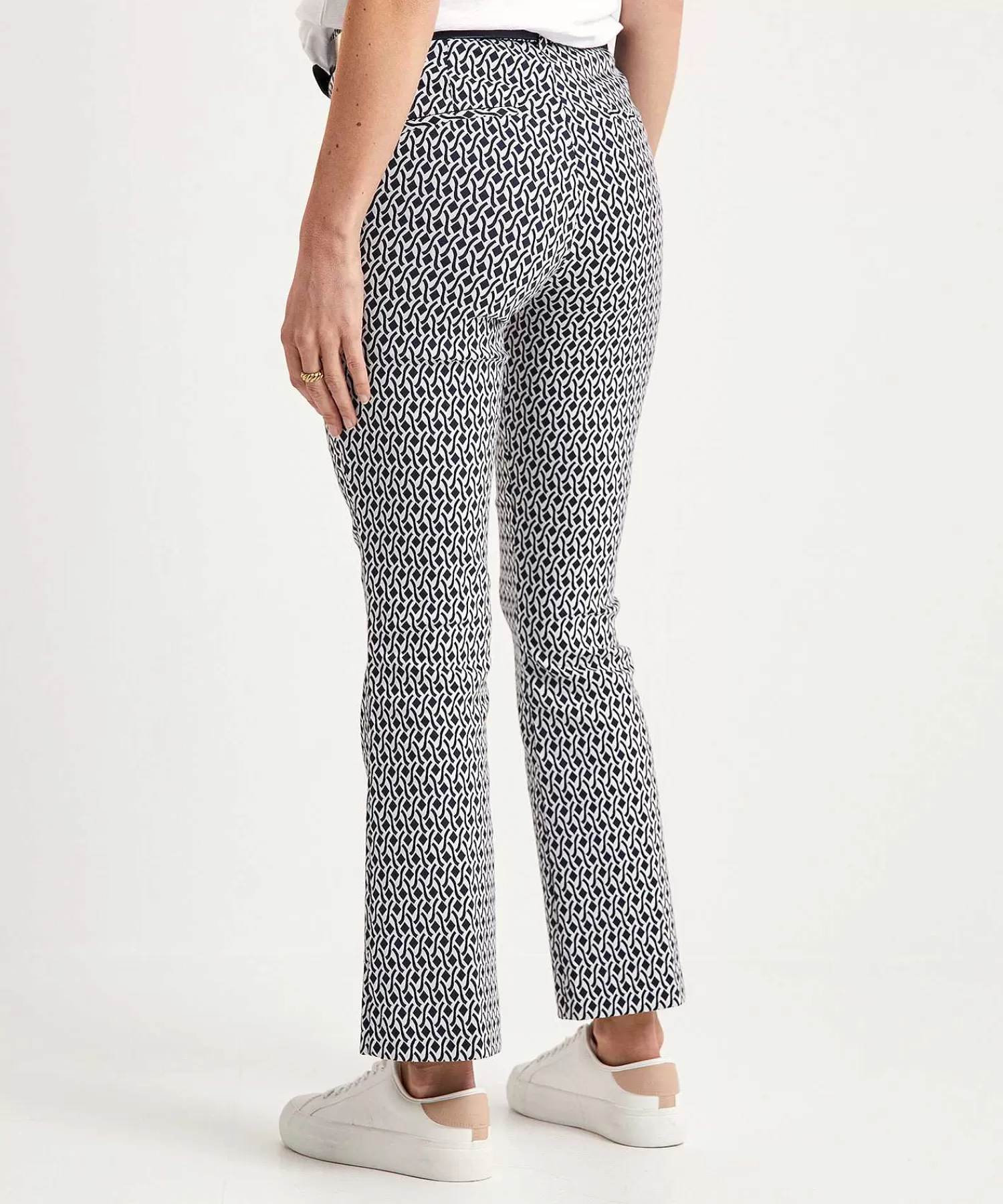 Broeken^Brax Kick Flare Broek Jacquard Shakira