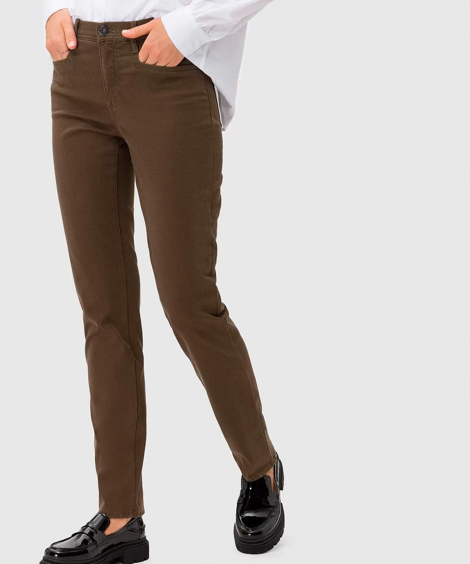 Broeken^Brax Slim Fit Broek Mary