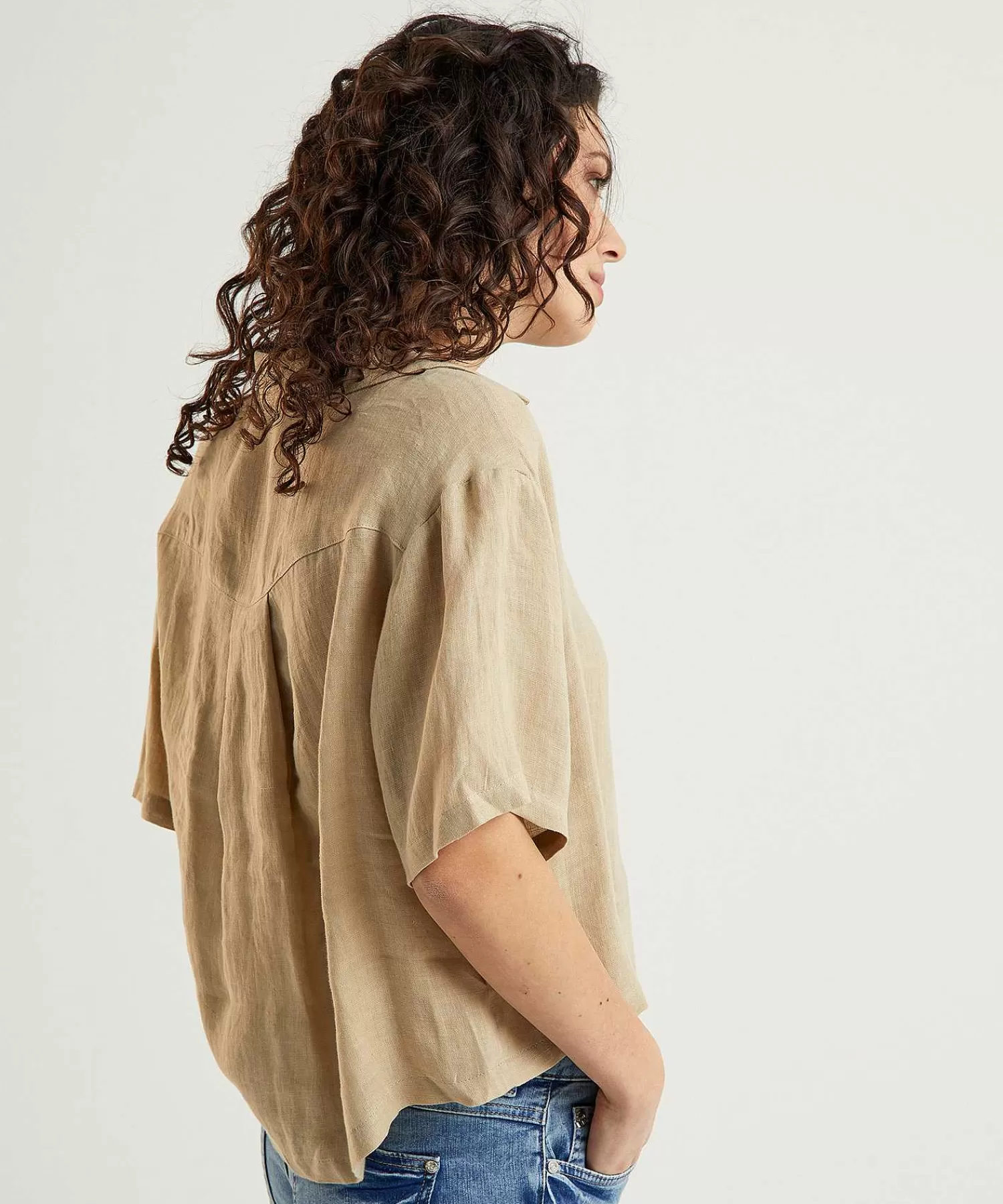 Blouses^By-Bar Linnen Blouse Cris