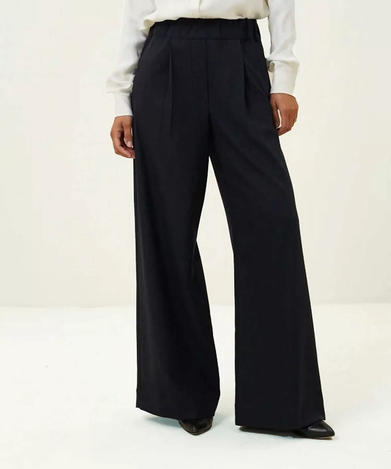 Broeken^By-Bar Wide Leg Broek Pinstripe Benji