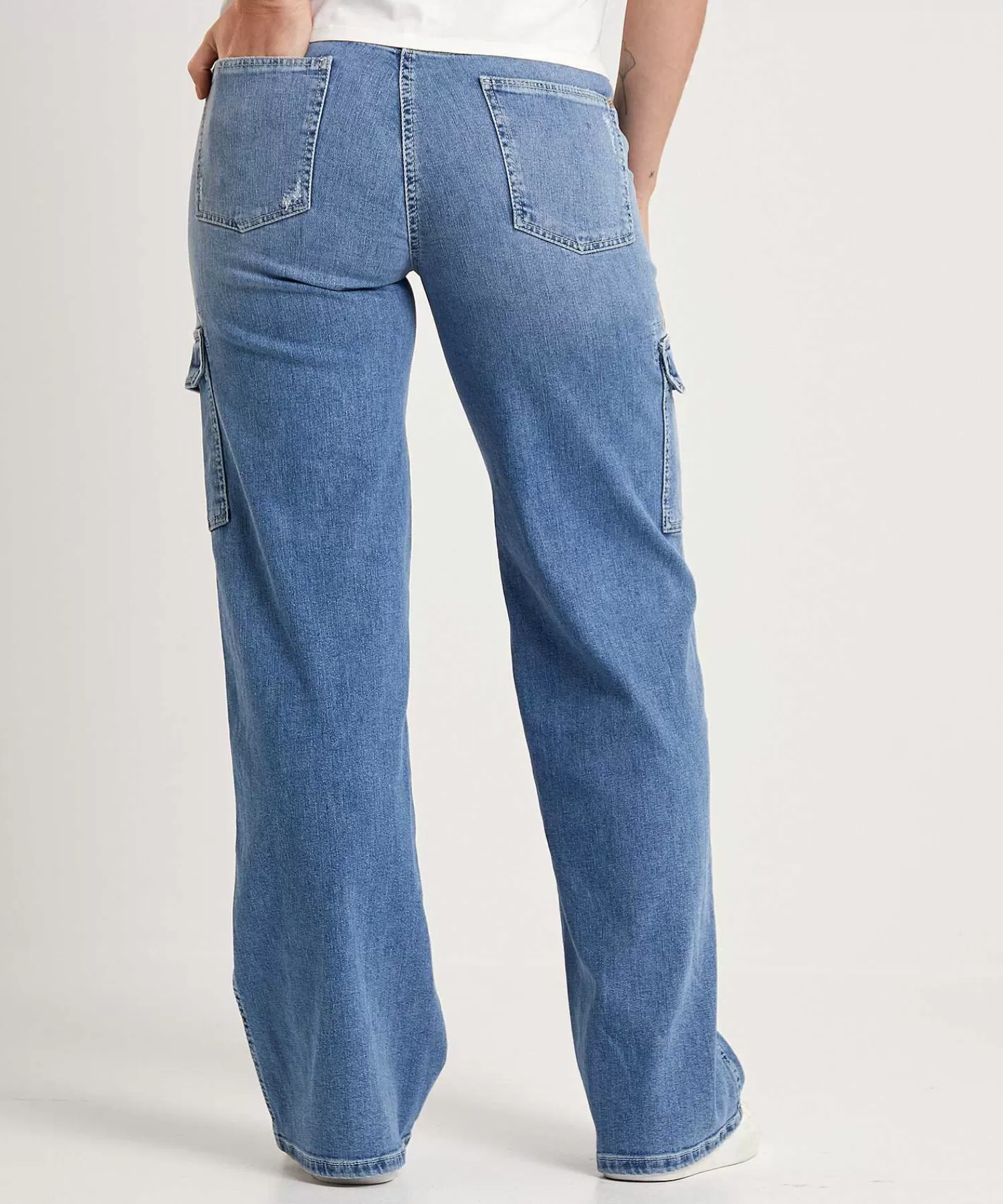 Jeans^Cambio Cargo Wide Leg Jeans Andy