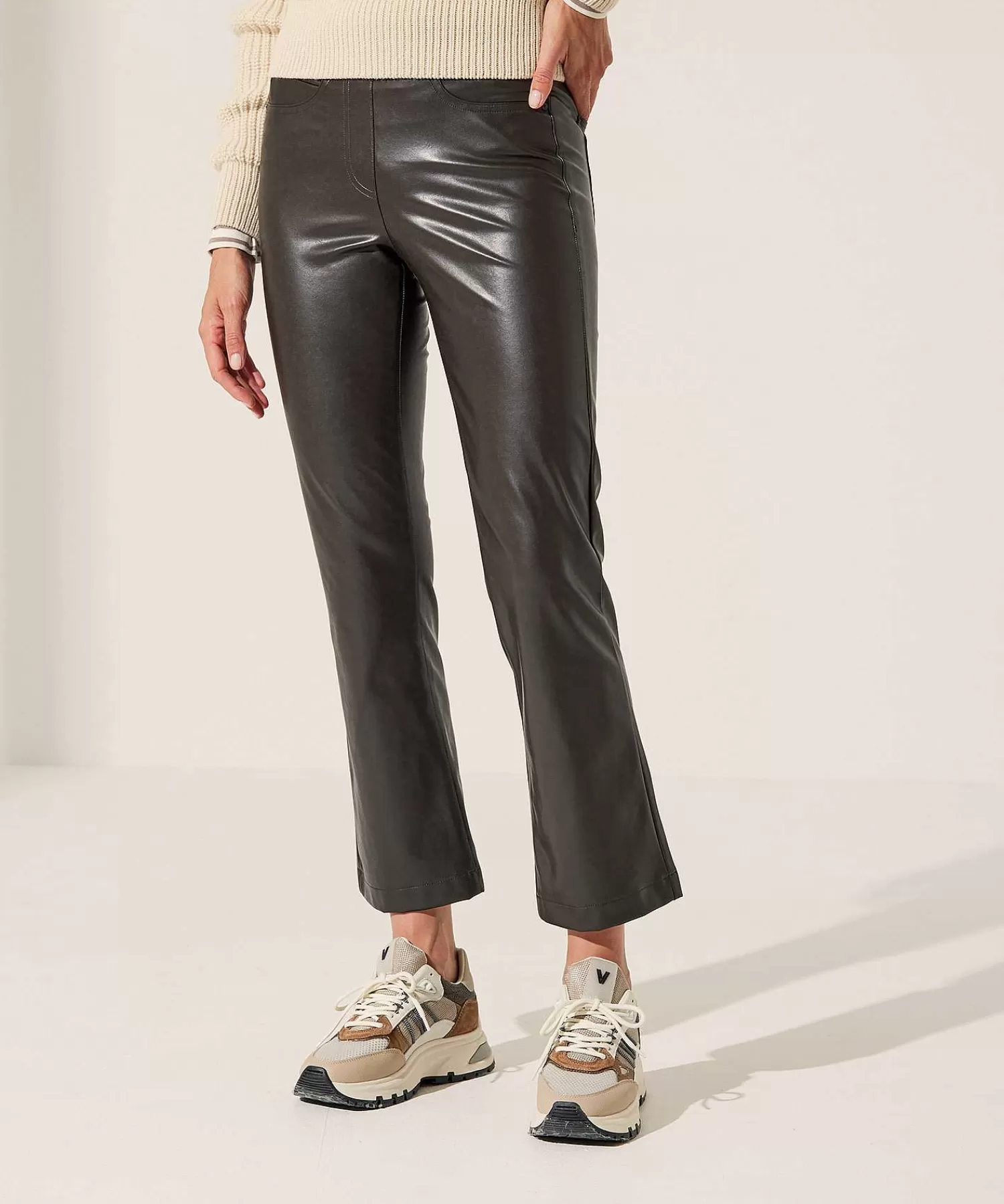 Broeken^Cambio Easy Kick Broek Vegan Leather Felice