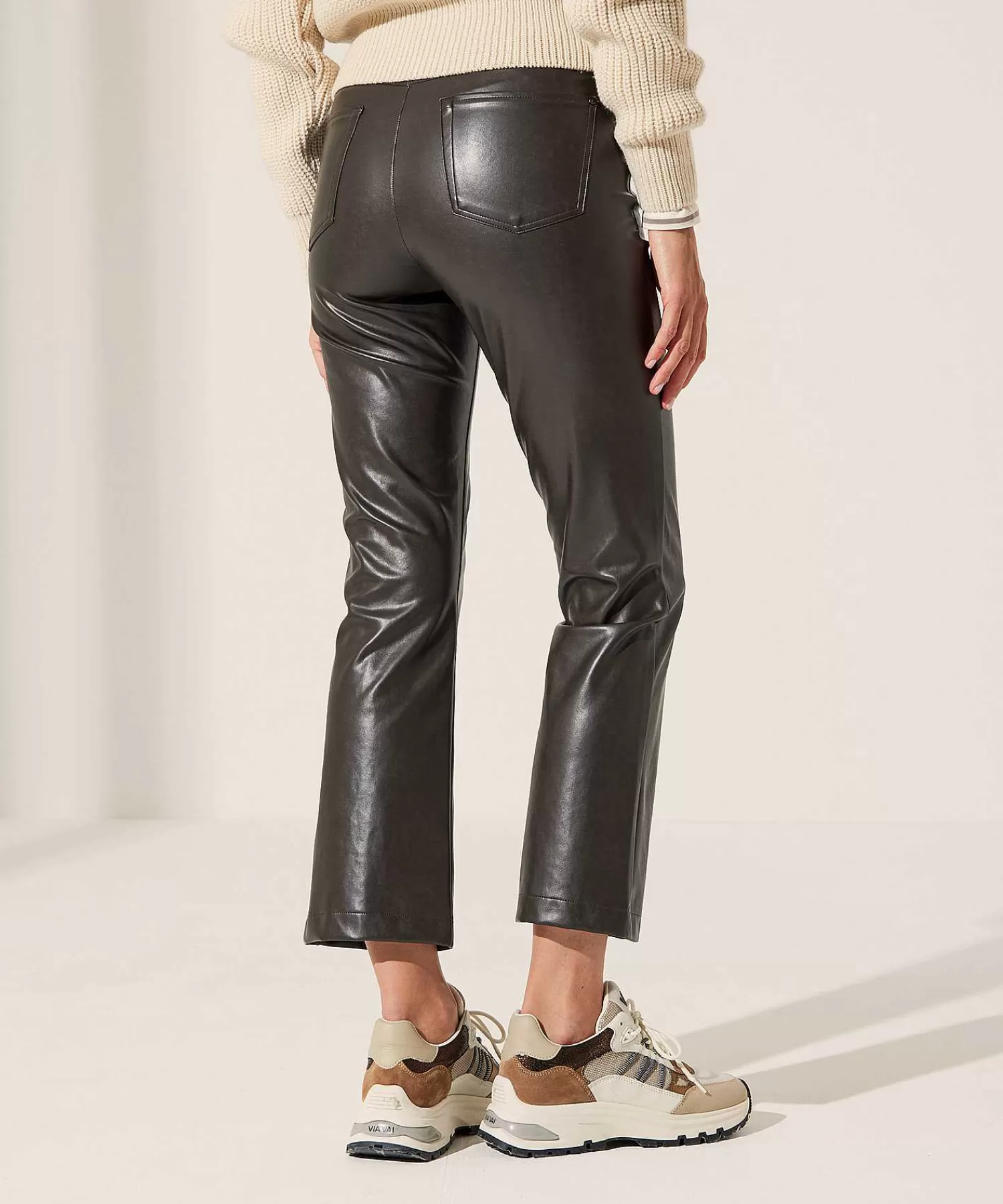 Broeken^Cambio Easy Kick Broek Vegan Leather Felice