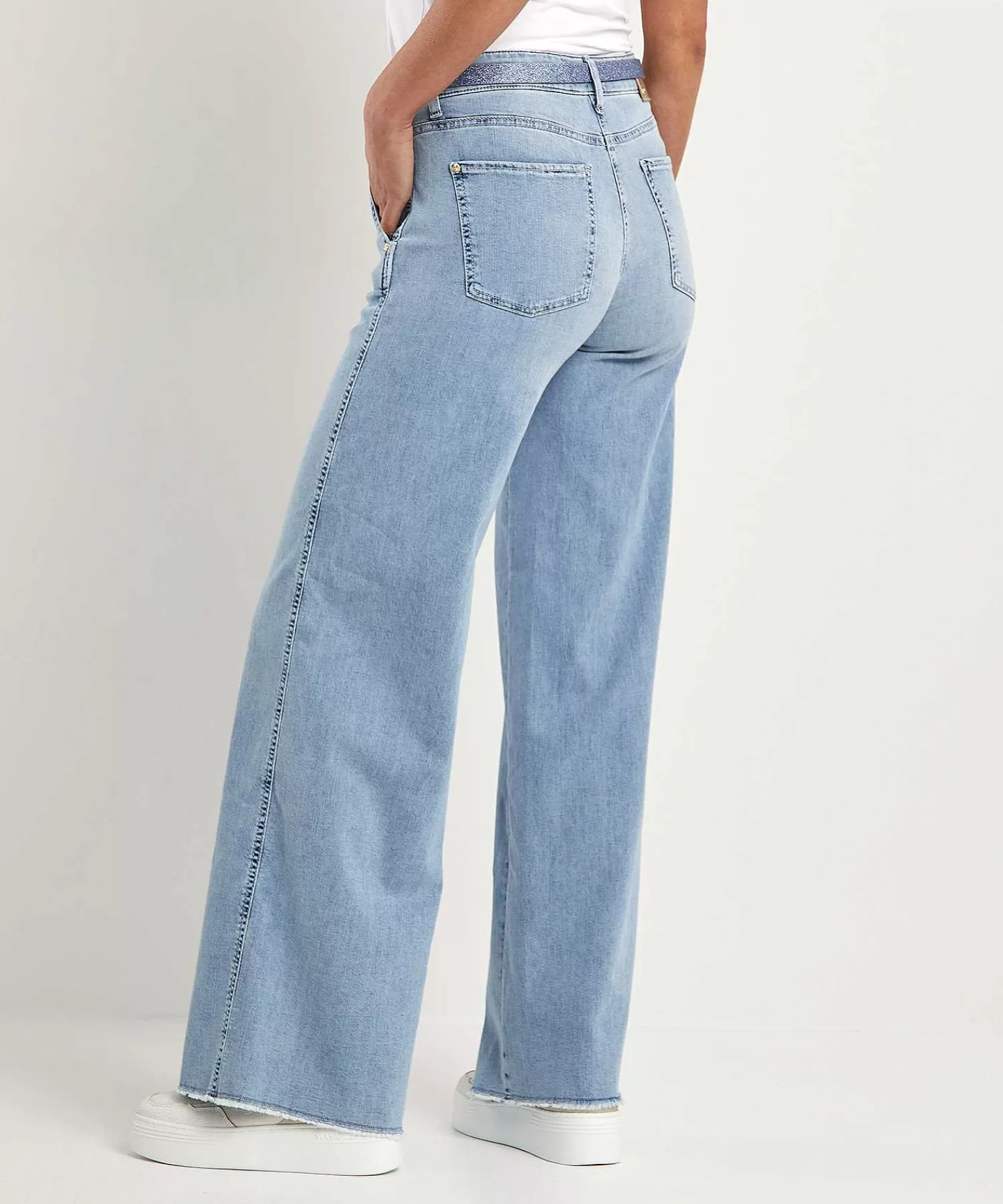 Jeans^Cambio Wide Leg Jeans Superstretch Alek