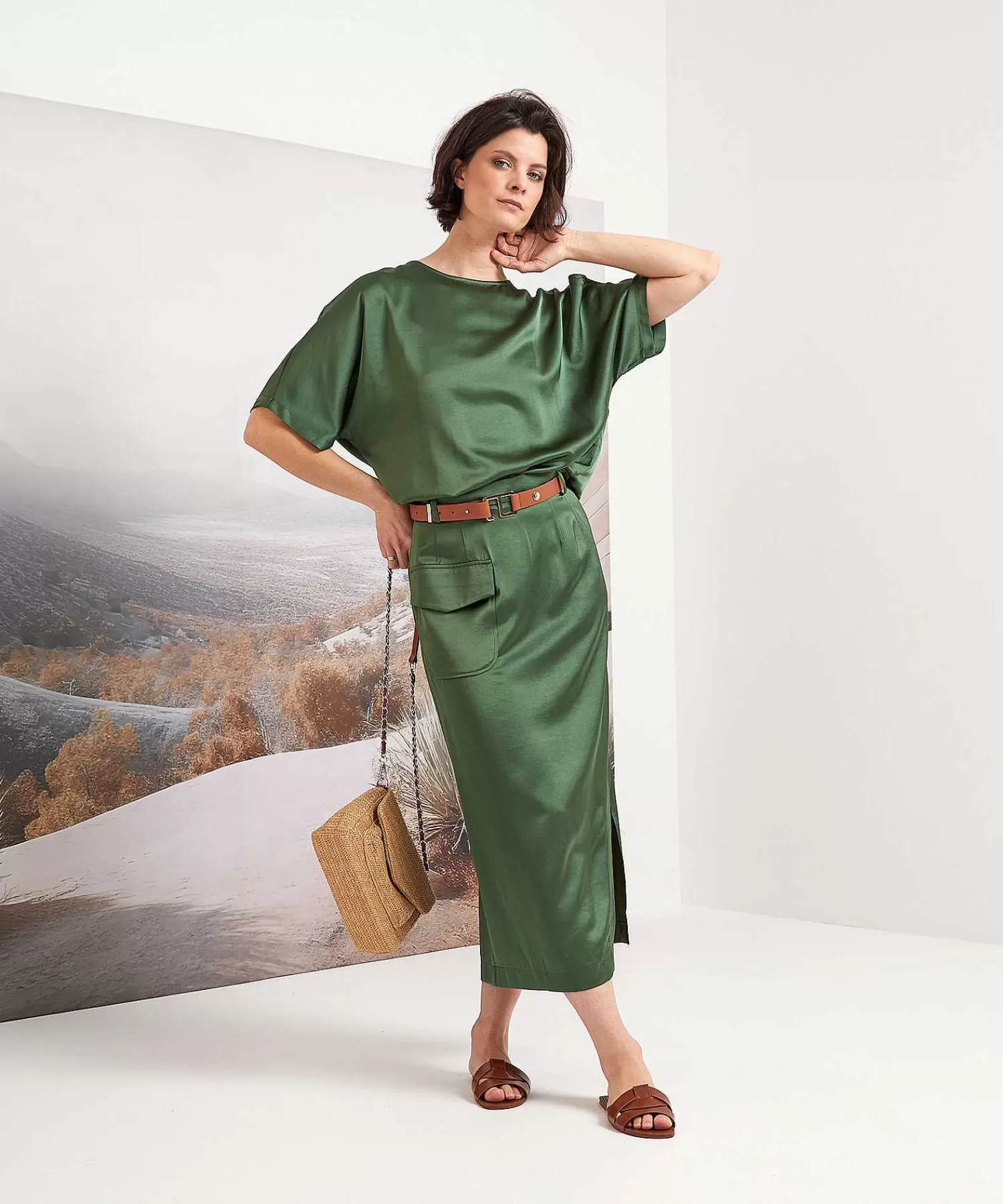 Rokken^Caroline Biss Silky Rok Cargo