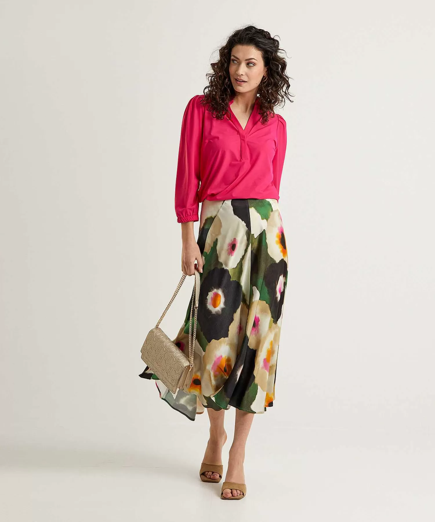 Rokken^Caroline Biss Silky Rok Fancy Flower