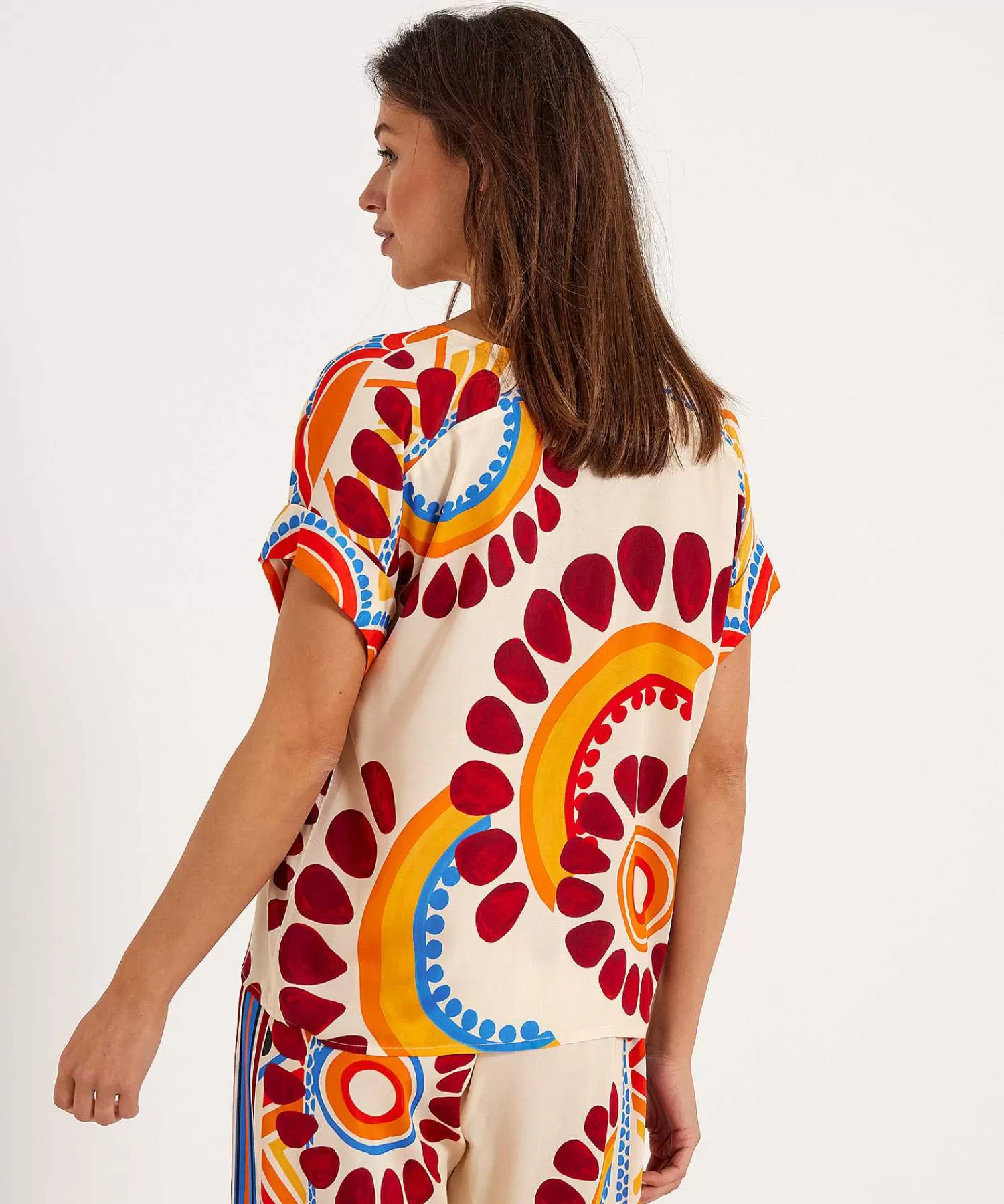 Blouses^Caroline Biss Top Etnische Print