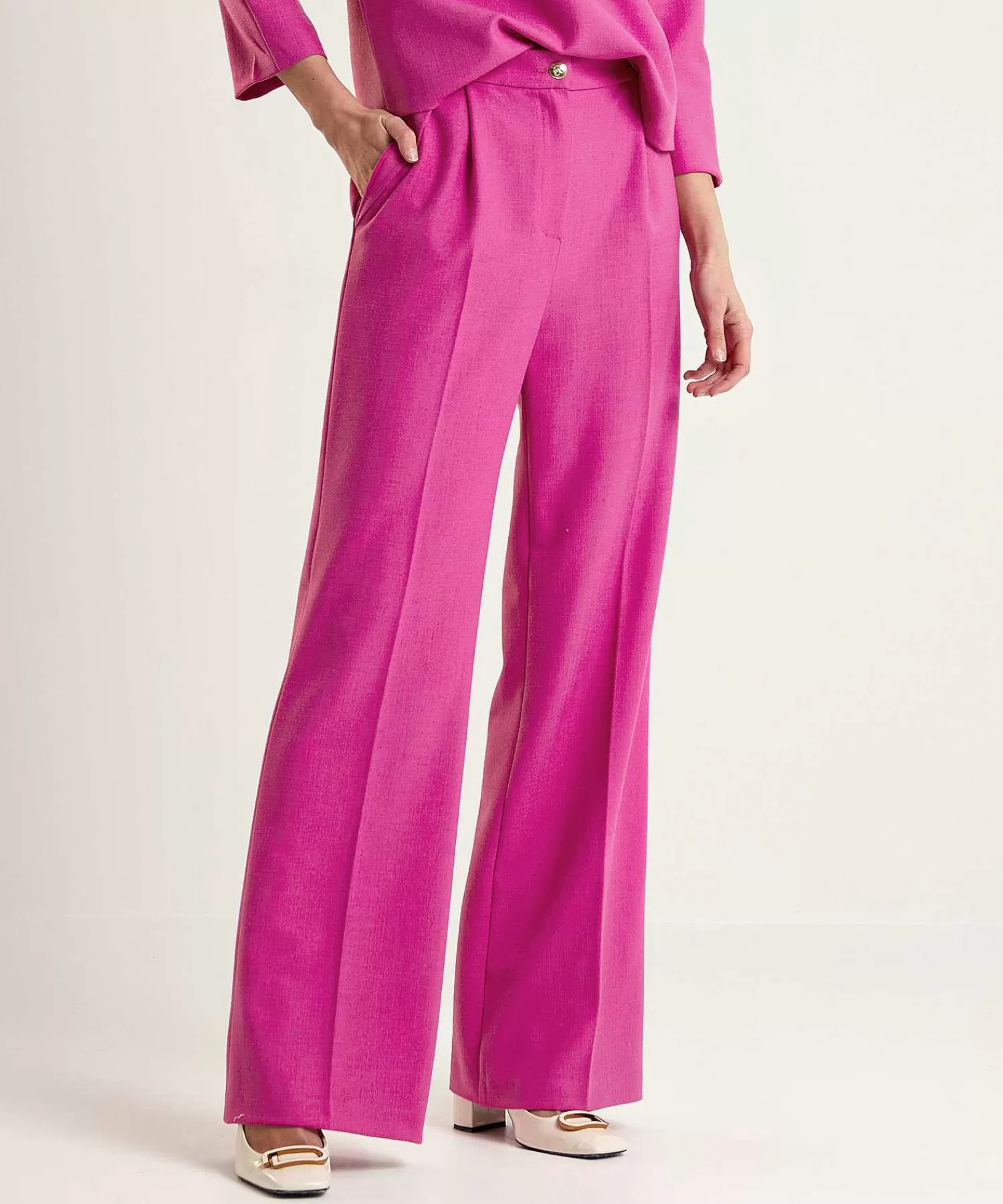 Broeken^Caroline Biss Wide Leg Pantalon Crepe