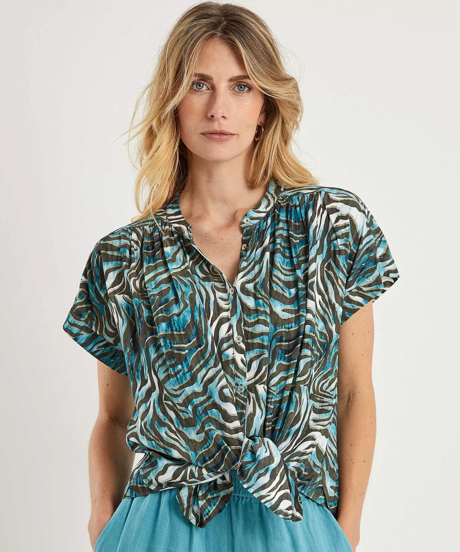 Blouses^Emotions Blouse Met Zebraprint