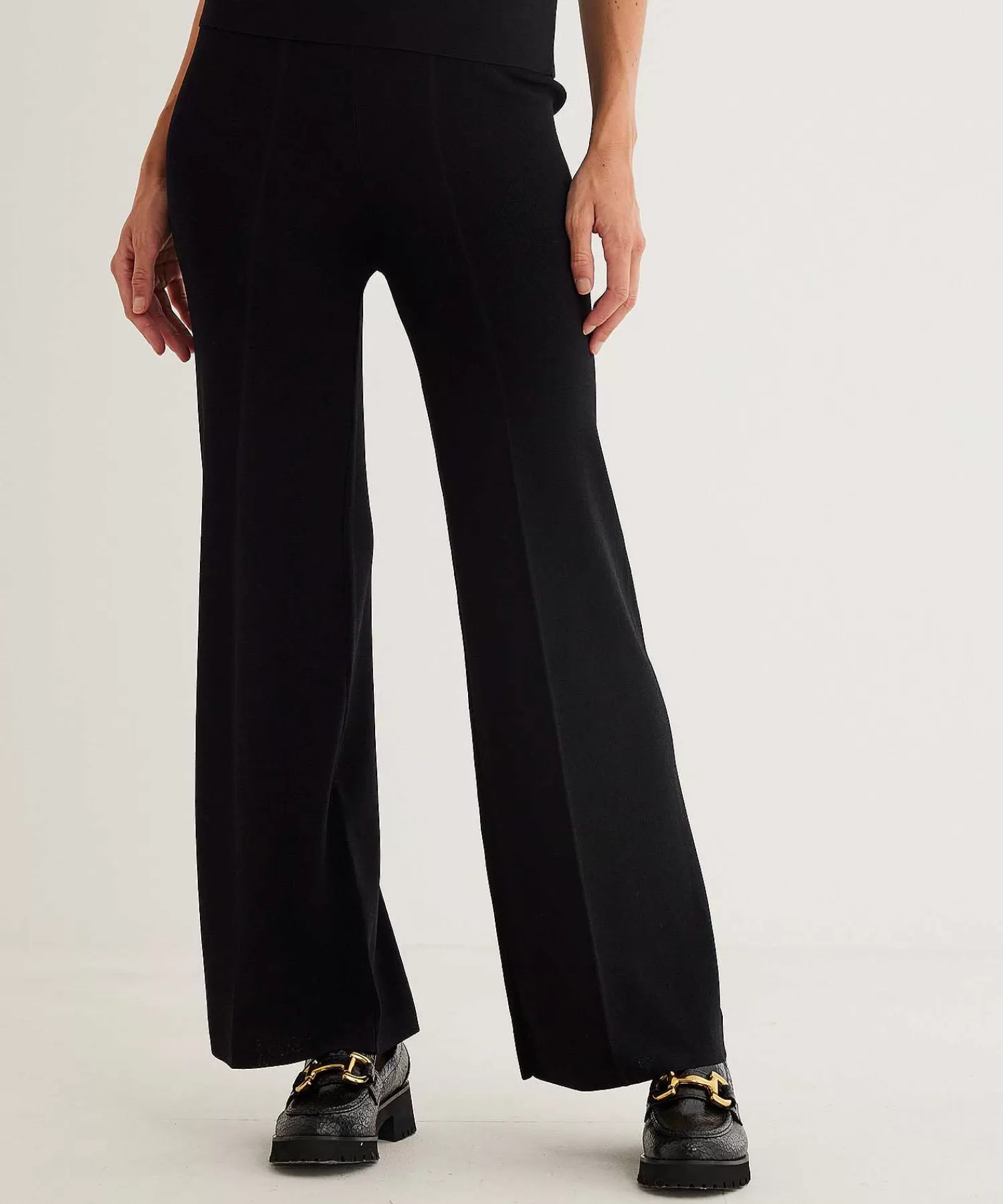 Broeken^Emotions Wide Leg Broek Crepe