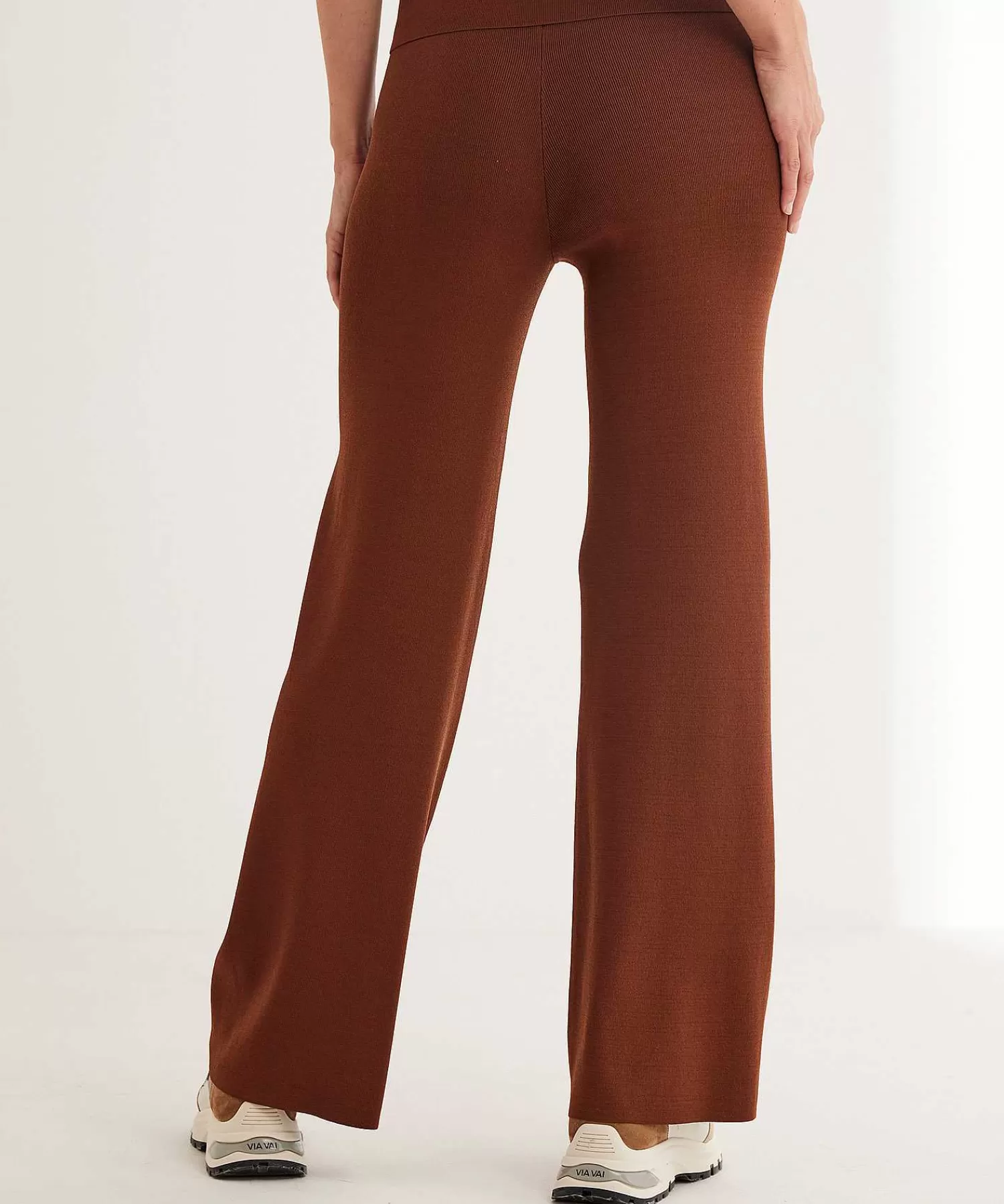 Broeken^Emotions Wide Leg Broek Crepe