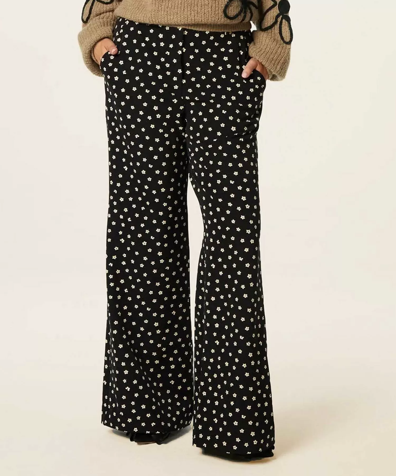 Broeken^Fabienne Chapot Wide Leg Broek Bloemenprint Puck