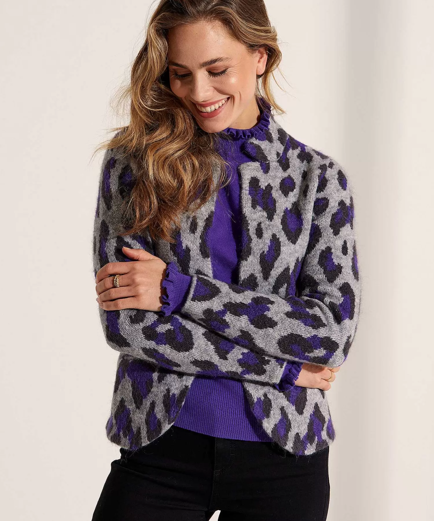 Blazers^GIULIA E TU Blazervest Jacquard Animal