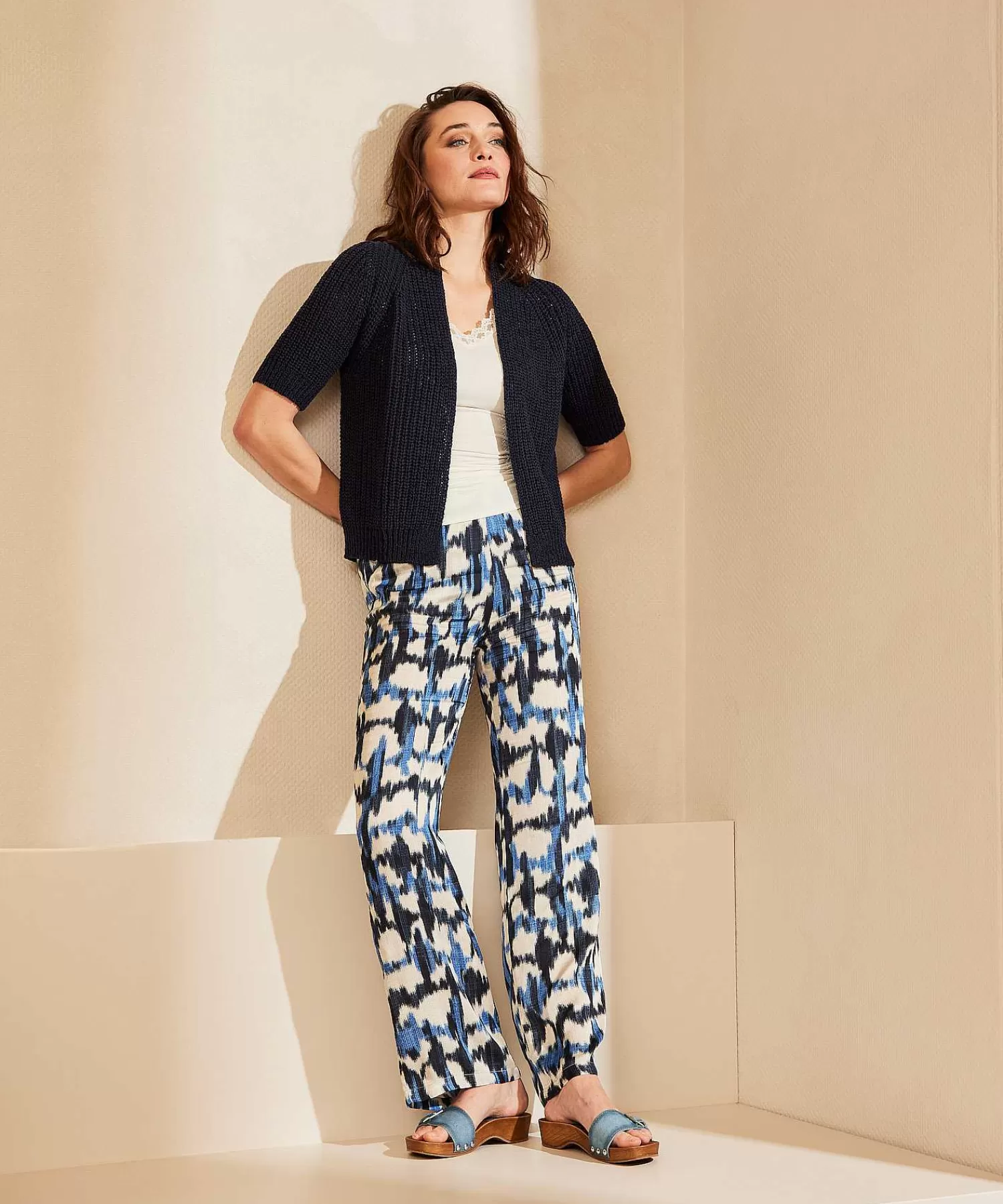 Broeken^GIULIA E TU Broek Faded Print