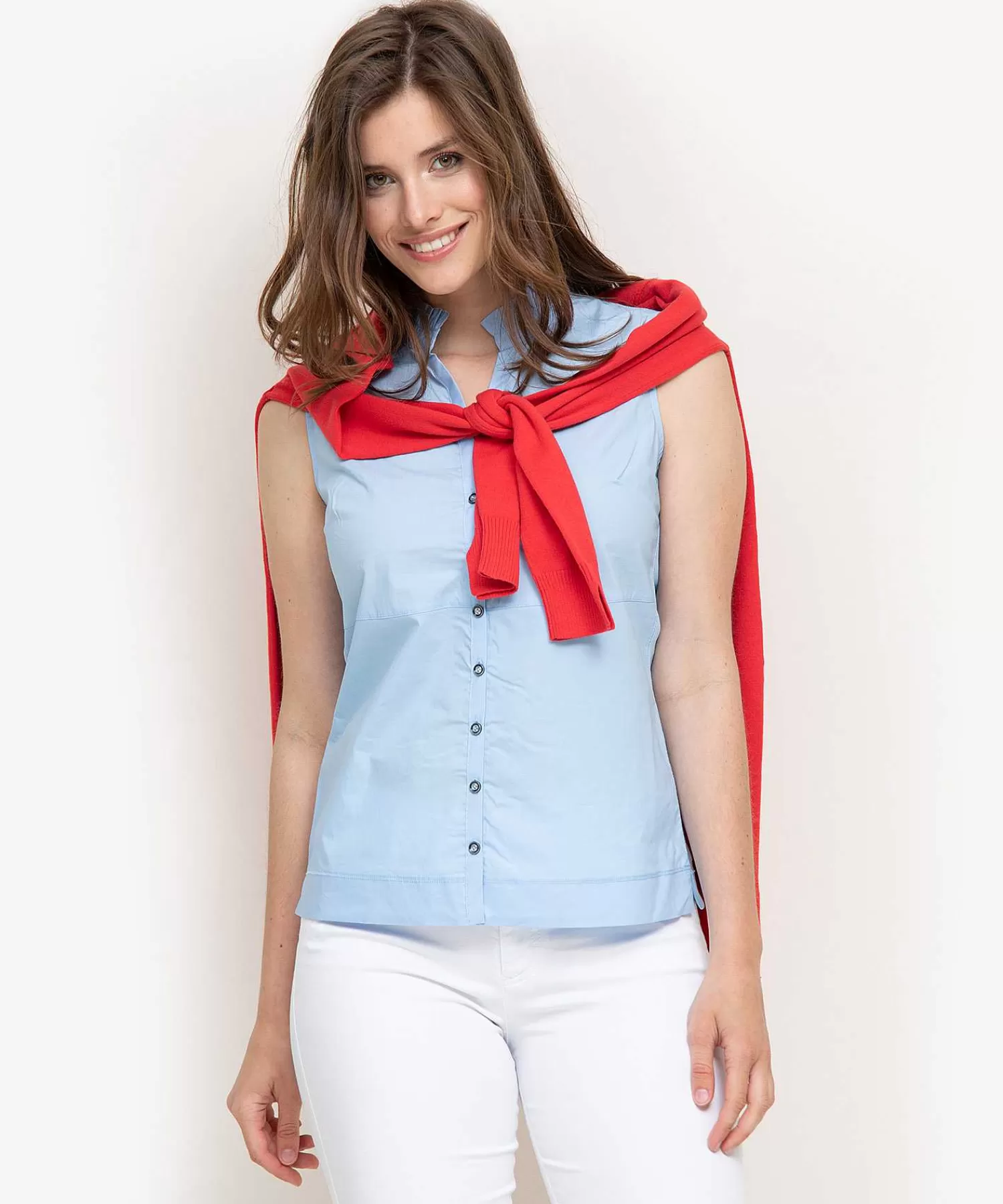 Blouses^GIULIA E TU Mouwloze Blouse