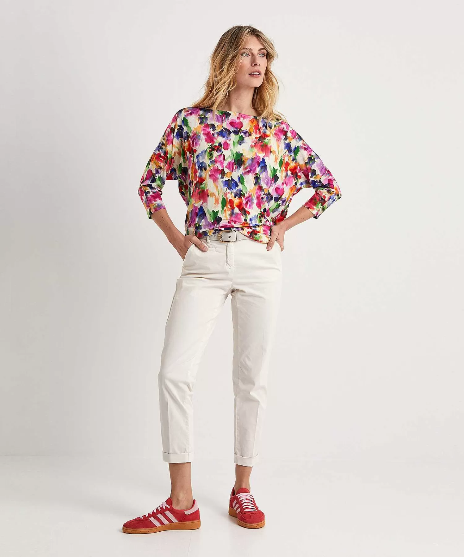 Shirts En Tops^GIULIA E TU Slinky Shirt Faded Flower