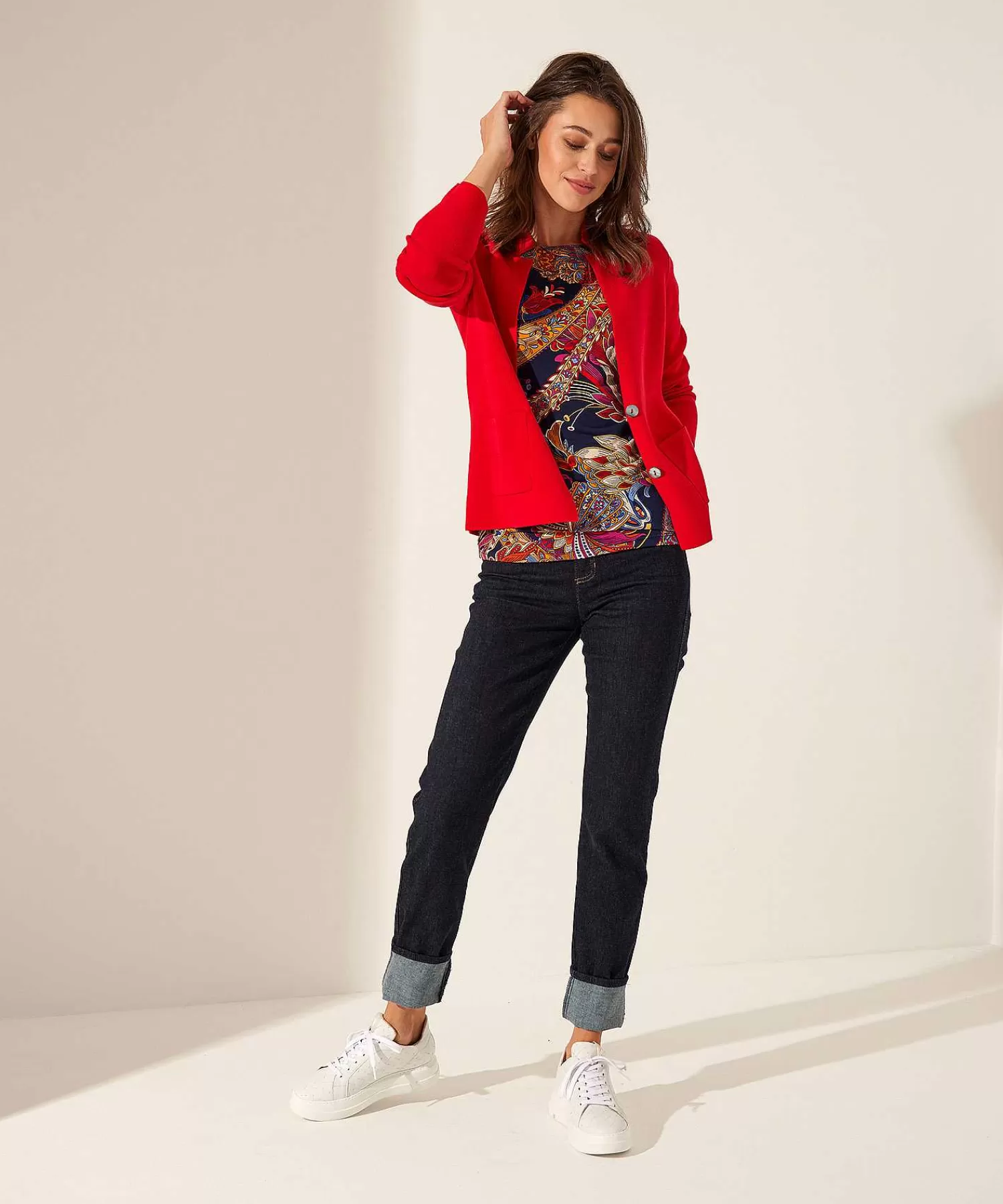 Shirts En Tops^GIULIA E TU Slinky Top Multicolor Paisley