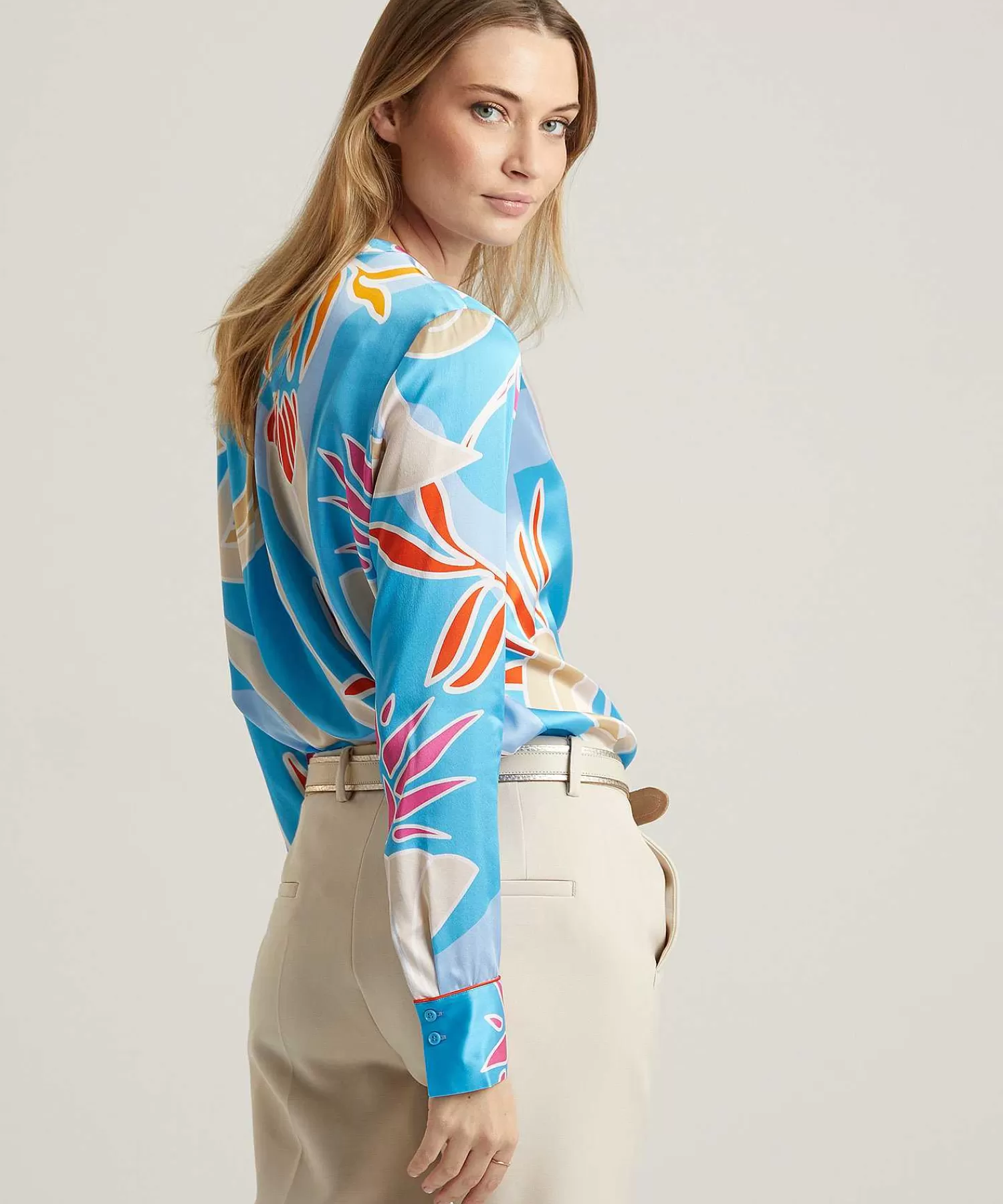 Blouses^Herzen's Angelegenheit Blouse Zijde Aquarius Print