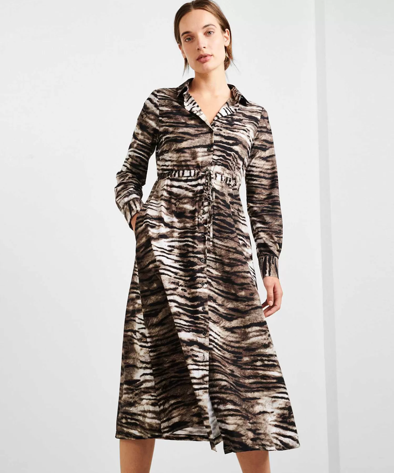 Jurken^Jane Lushka Jurk Lina Animalprint