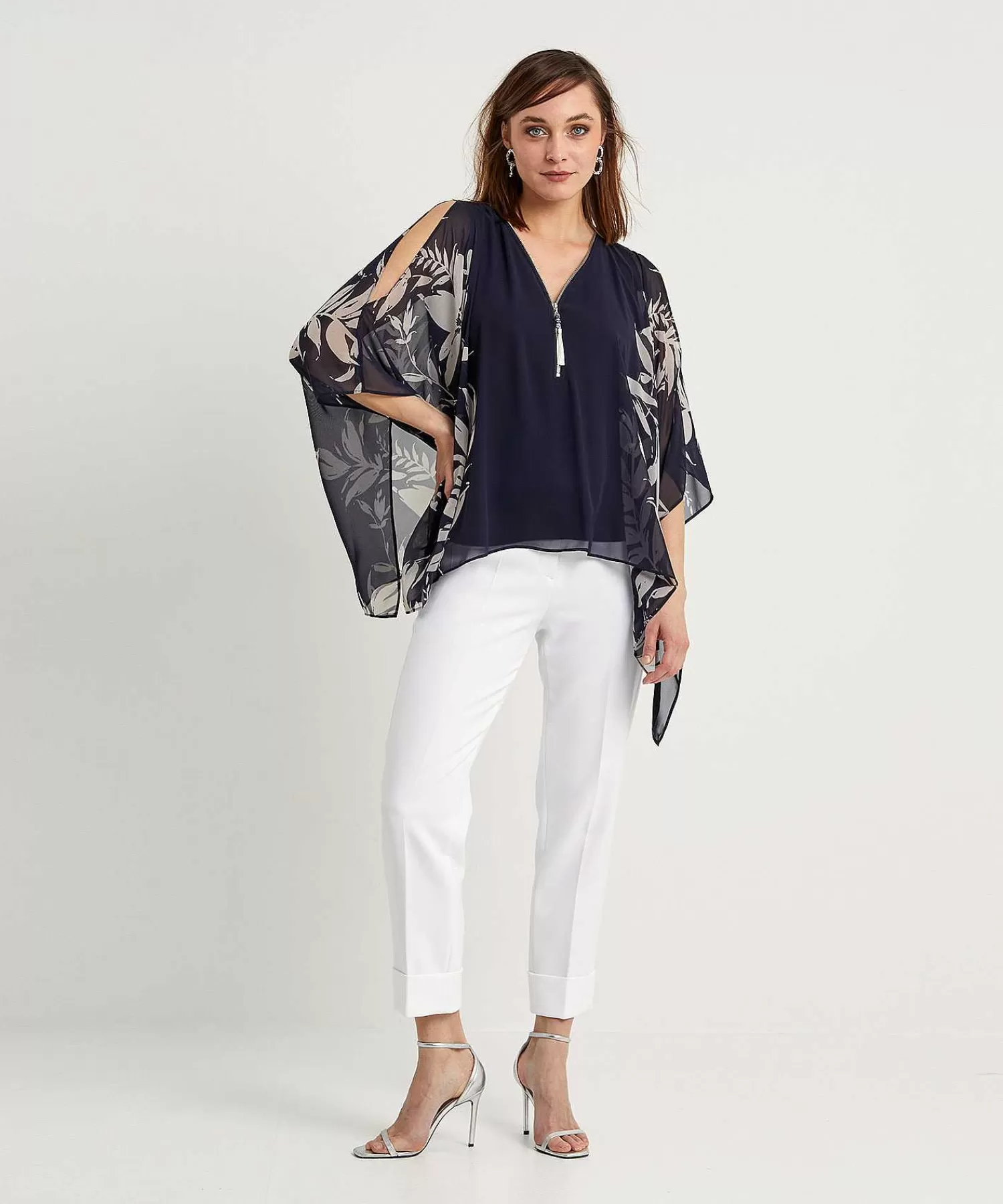 Blouses^Joseph Ribkoff Blouse Voile Mouwen