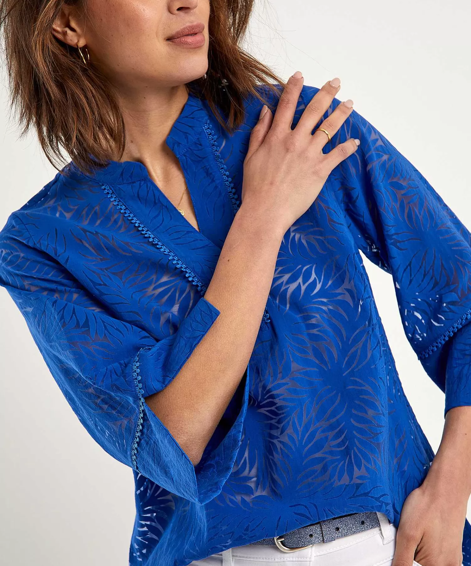 Blouses^KYRA Ausbrenner Blouse Olga