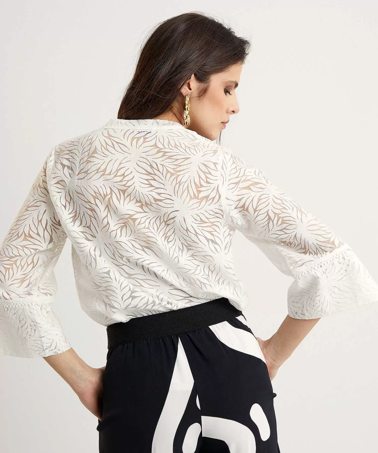 Blouses^KYRA Ausbrenner Blouse Olga