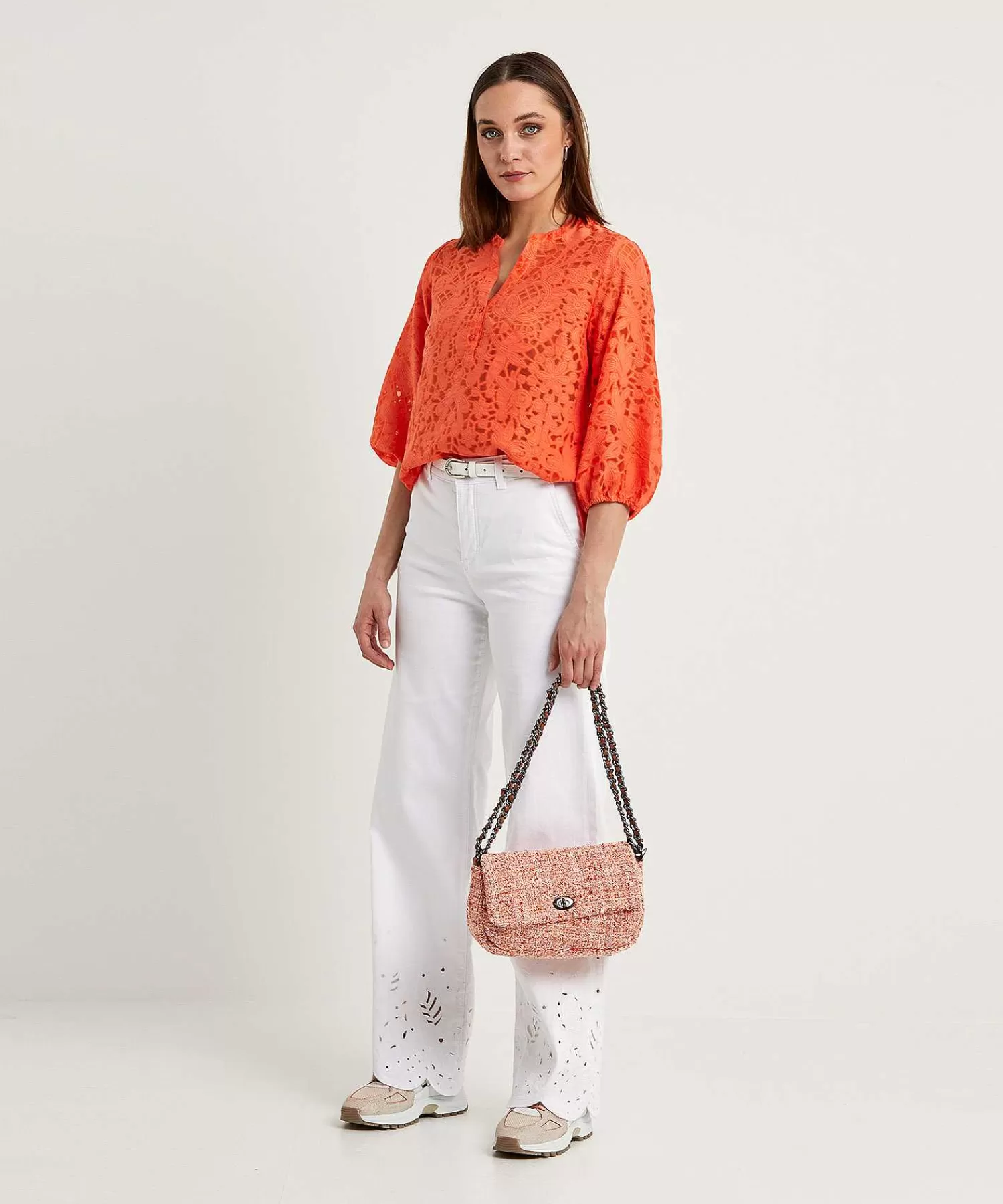 Blouses^KYRA Ausbrenner Blouse Tamara