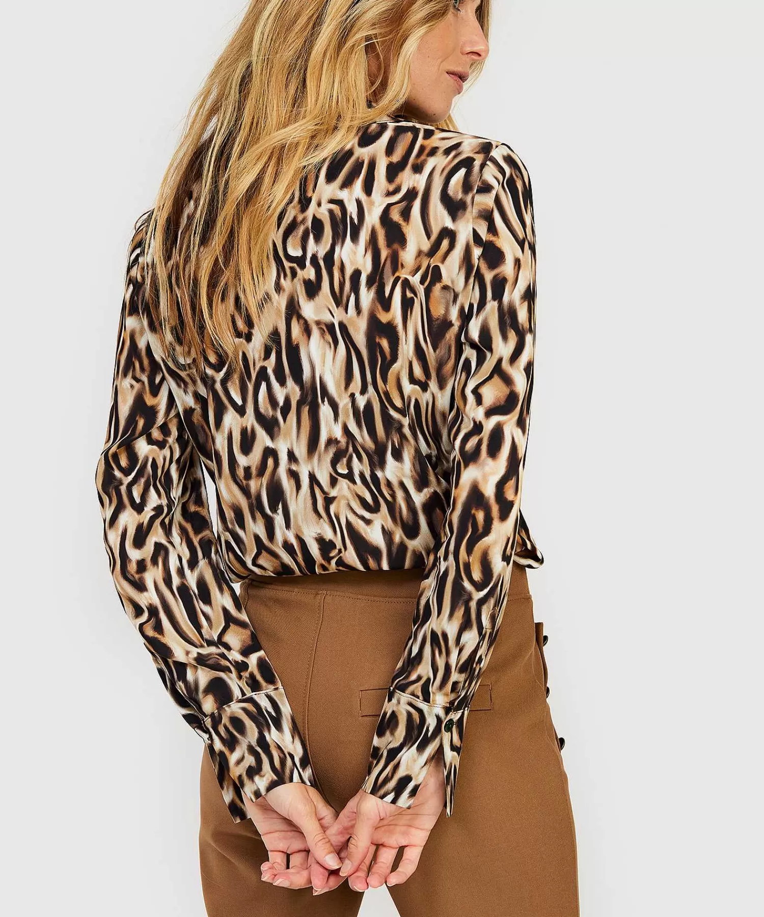 Blouses^KYRA Blouse Crepe Animalprint Beline