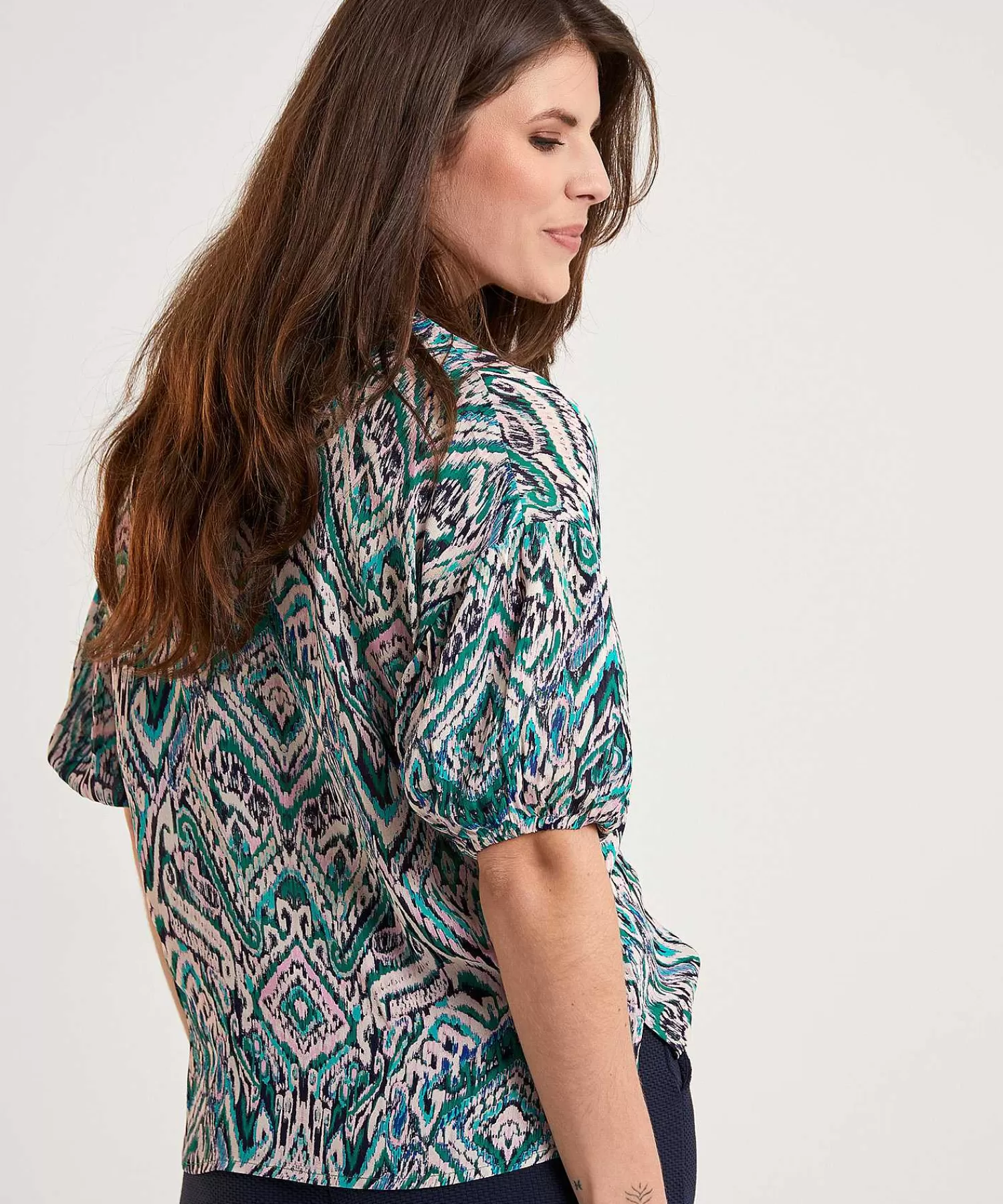 Blouses^KYRA Blouse Ikat Print Titia