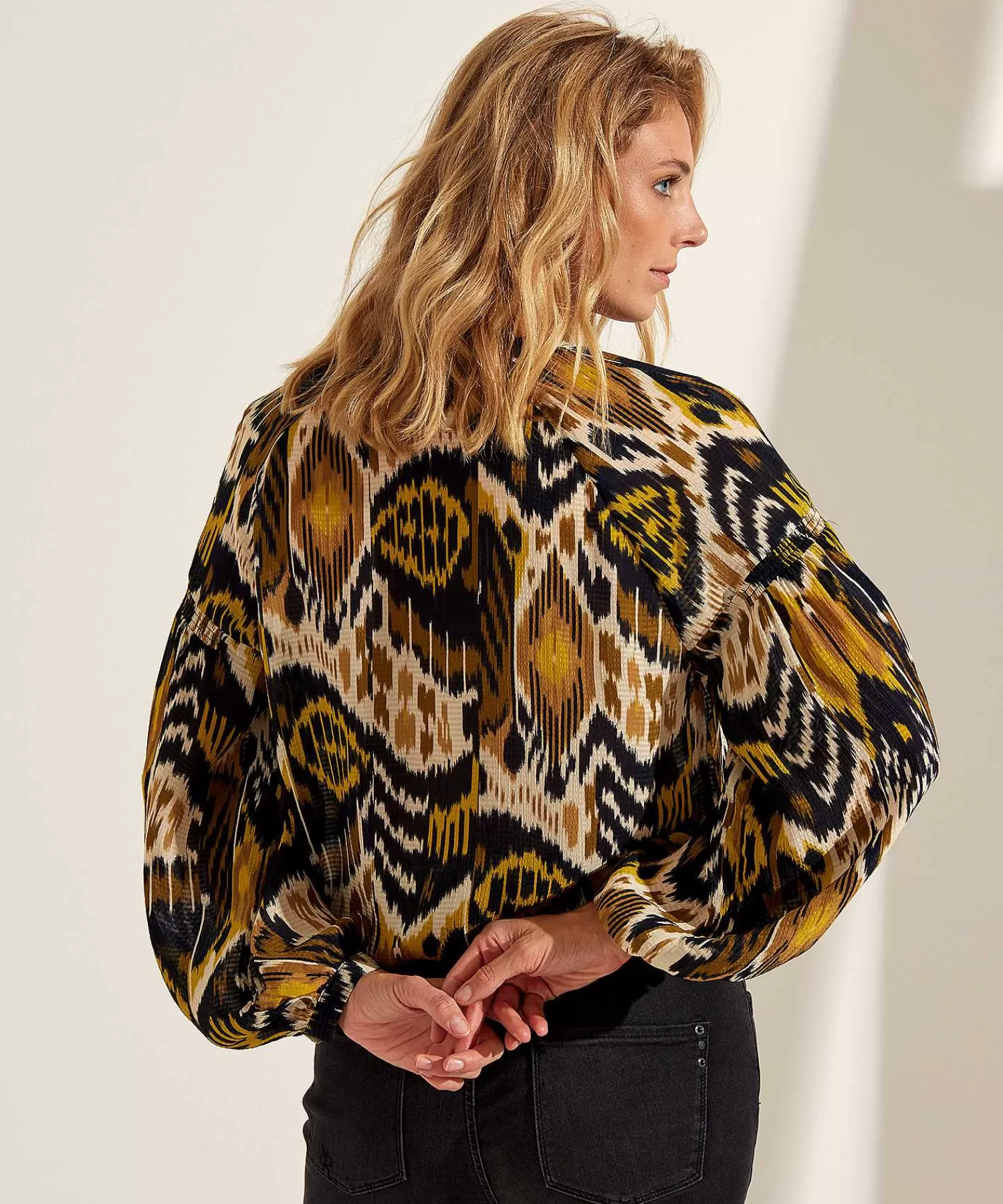 Blouses^KYRA Blouse Ikatprint Vaiana