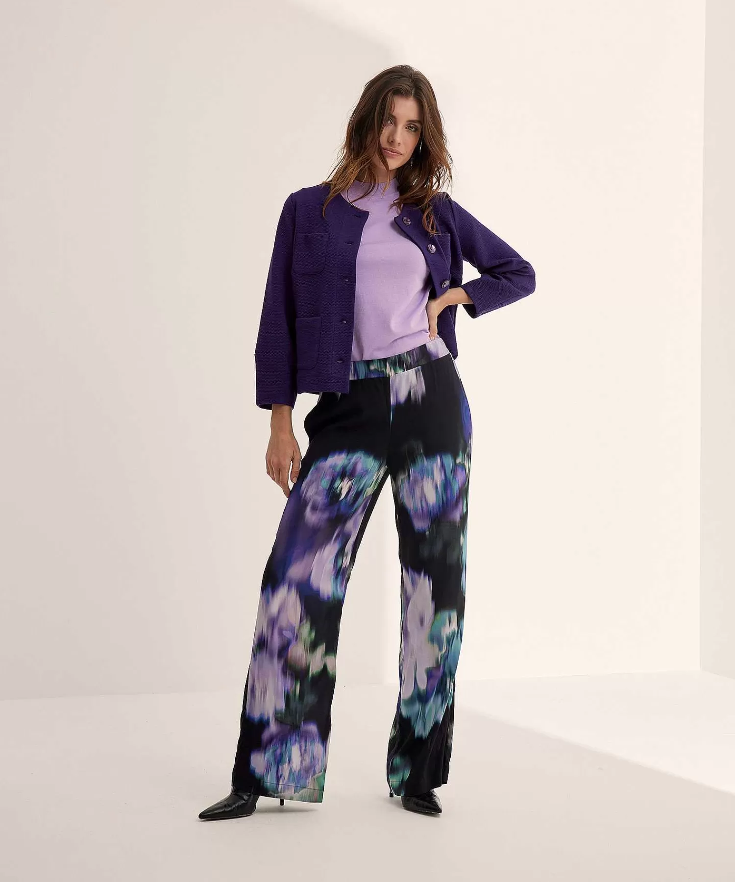 Broeken^KYRA Broek Flower Arista