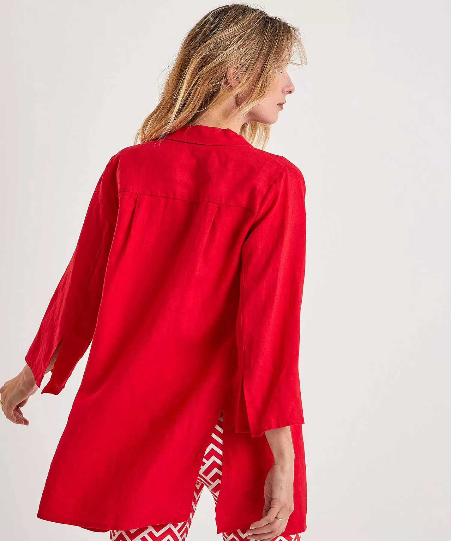 Blouses^KYRA Linnen Tuniekblouse Liza