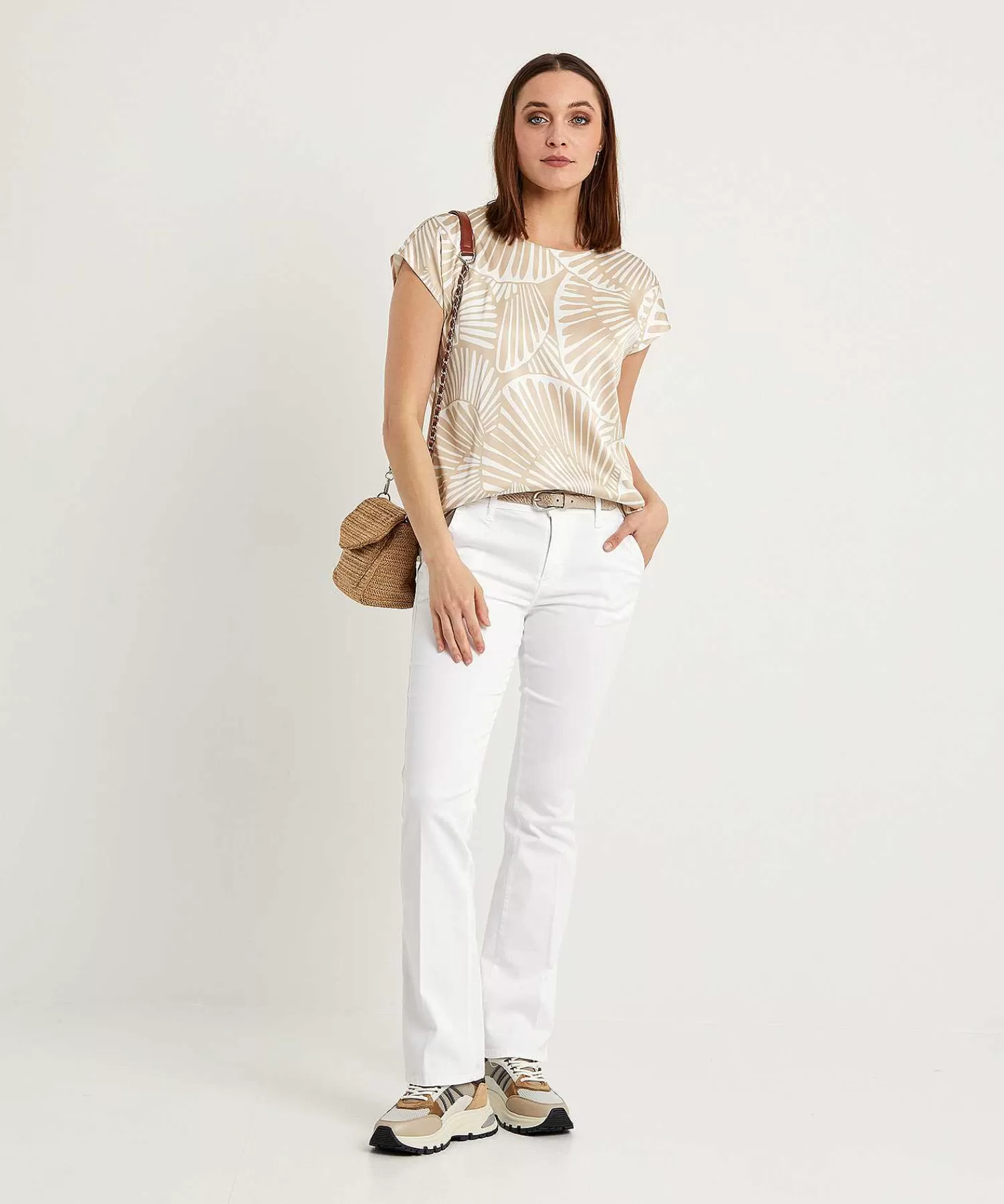 Blouses^Louis and Mia Silky Blouse Two-Tone