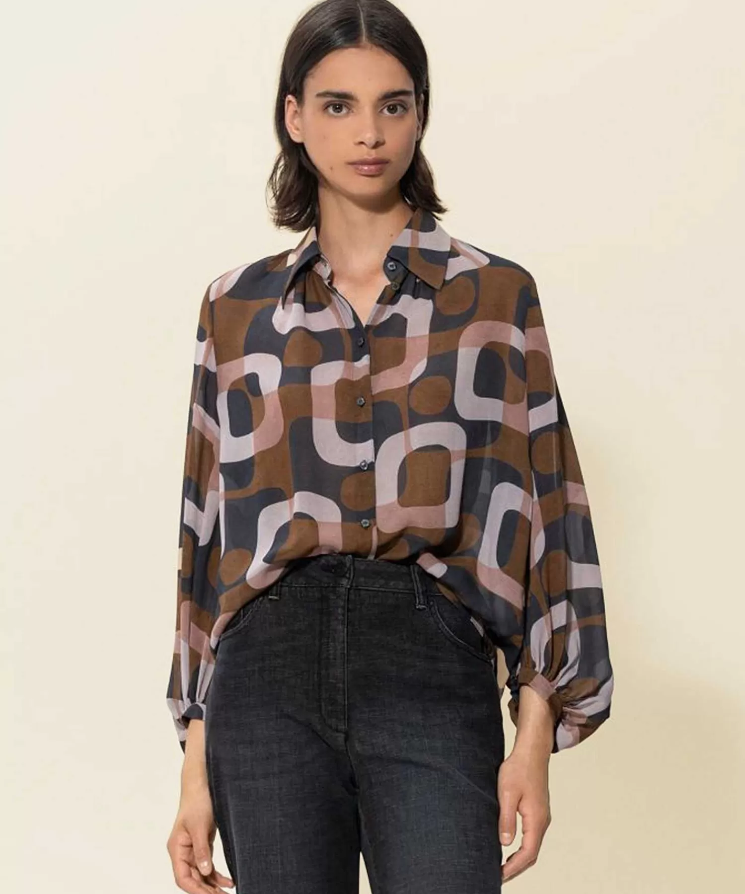 Blouses^Luisa Cerano Blouse Grafische Print