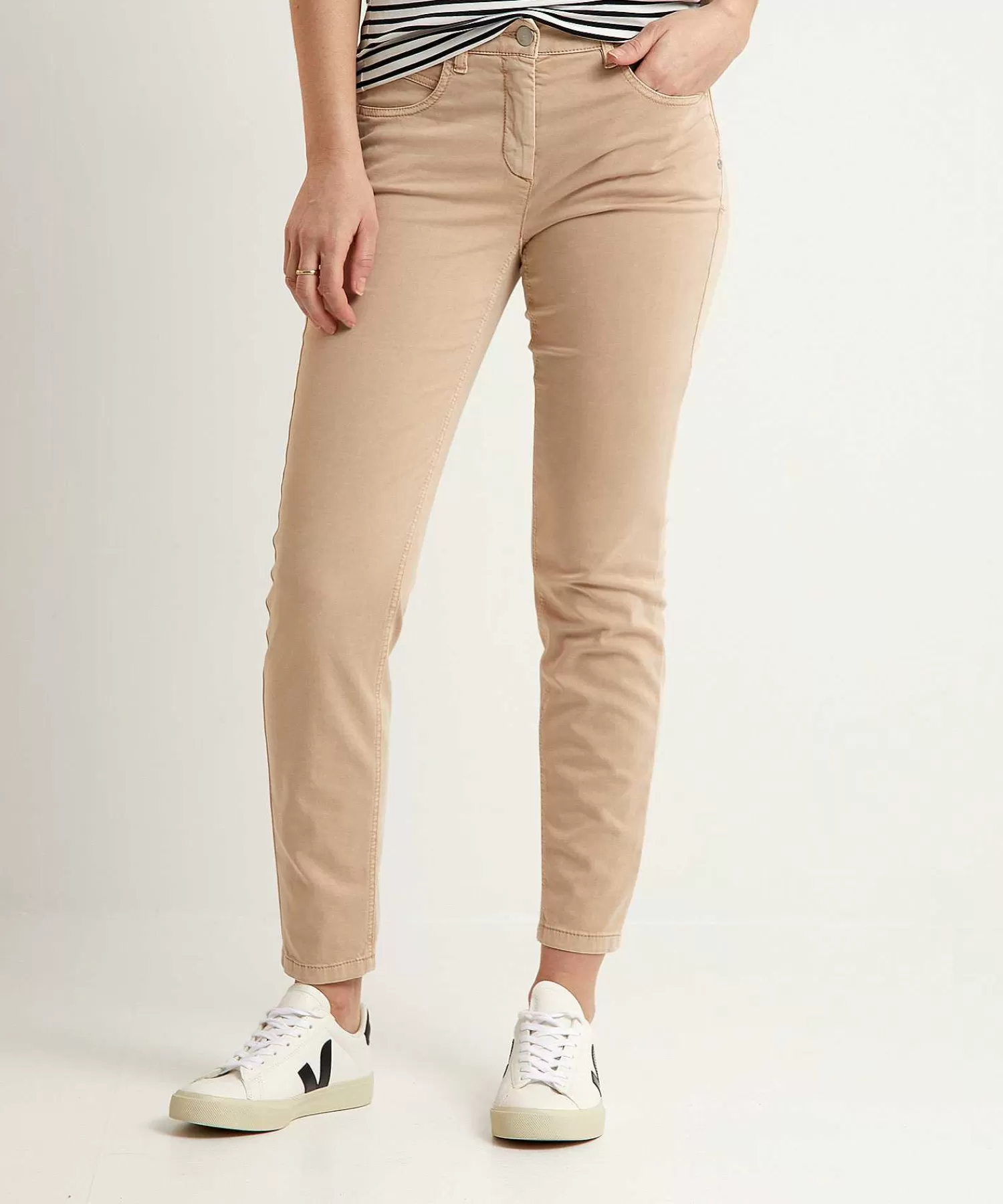 Broeken^Luisa Cerano Skinny Broek Soft-Cotton