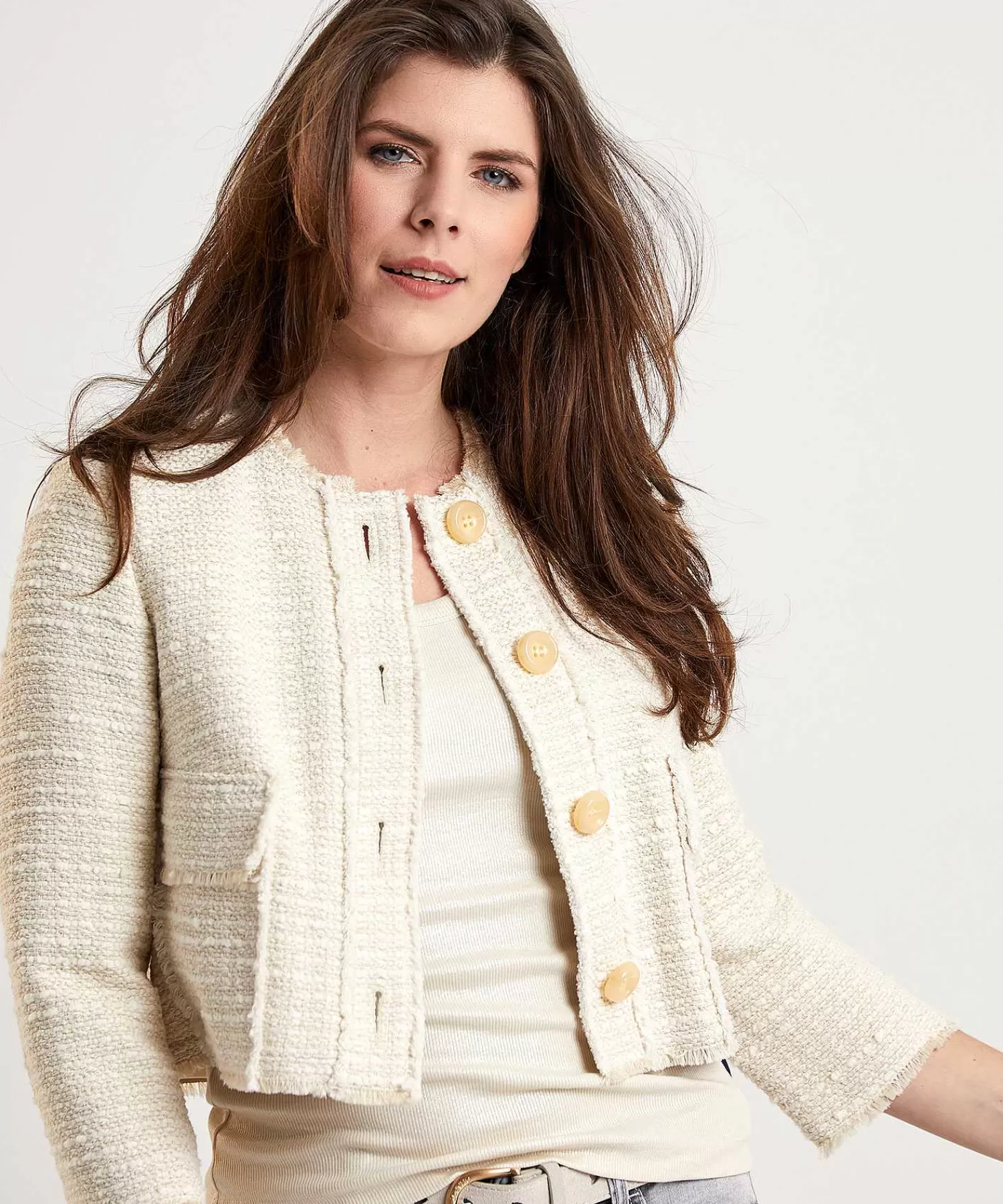 Blazers^Luisa Cerano Tweed Blazer