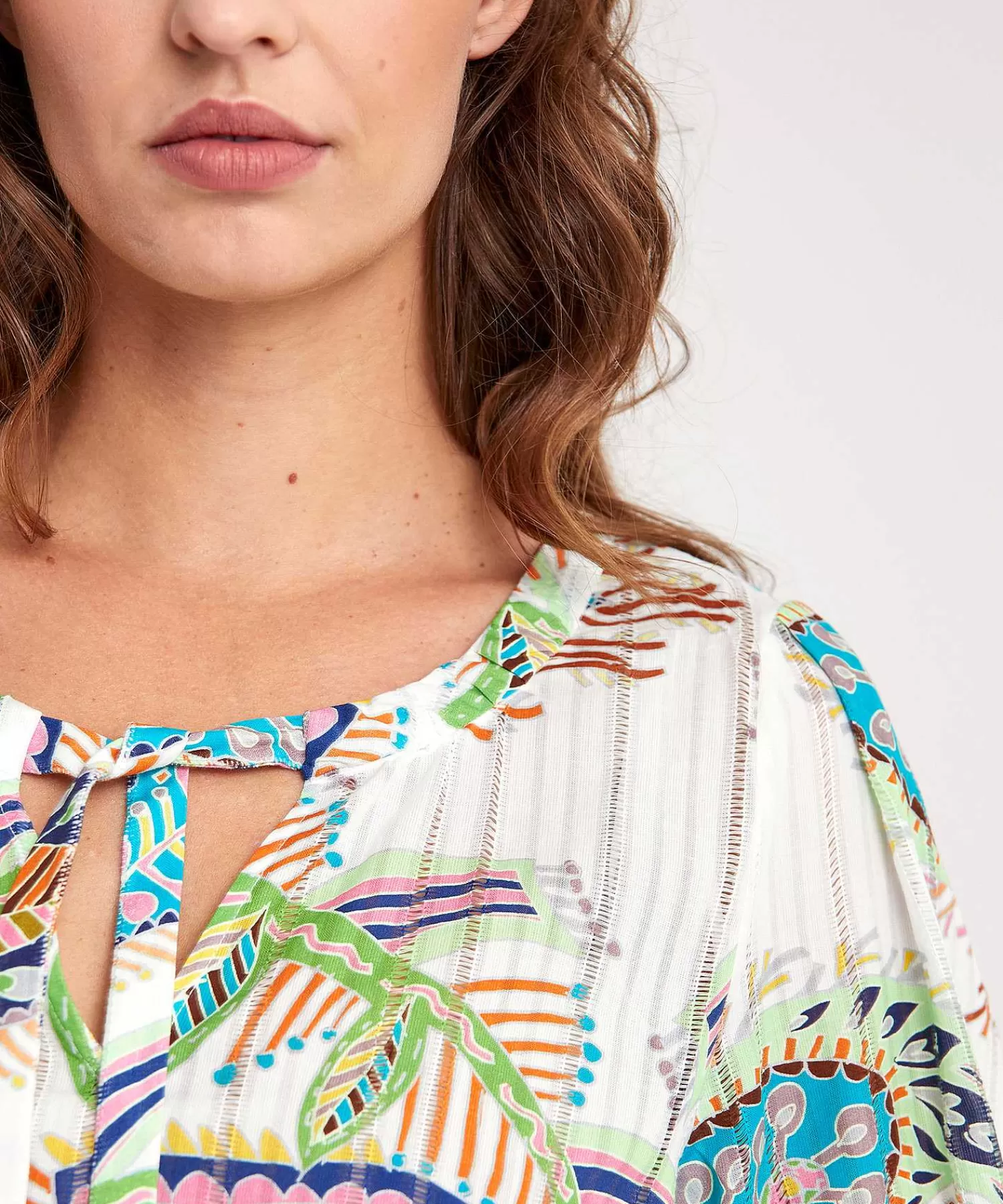 Blouses^Marc Cain Collections Marc Cain Blouse Multicolor Bladprint