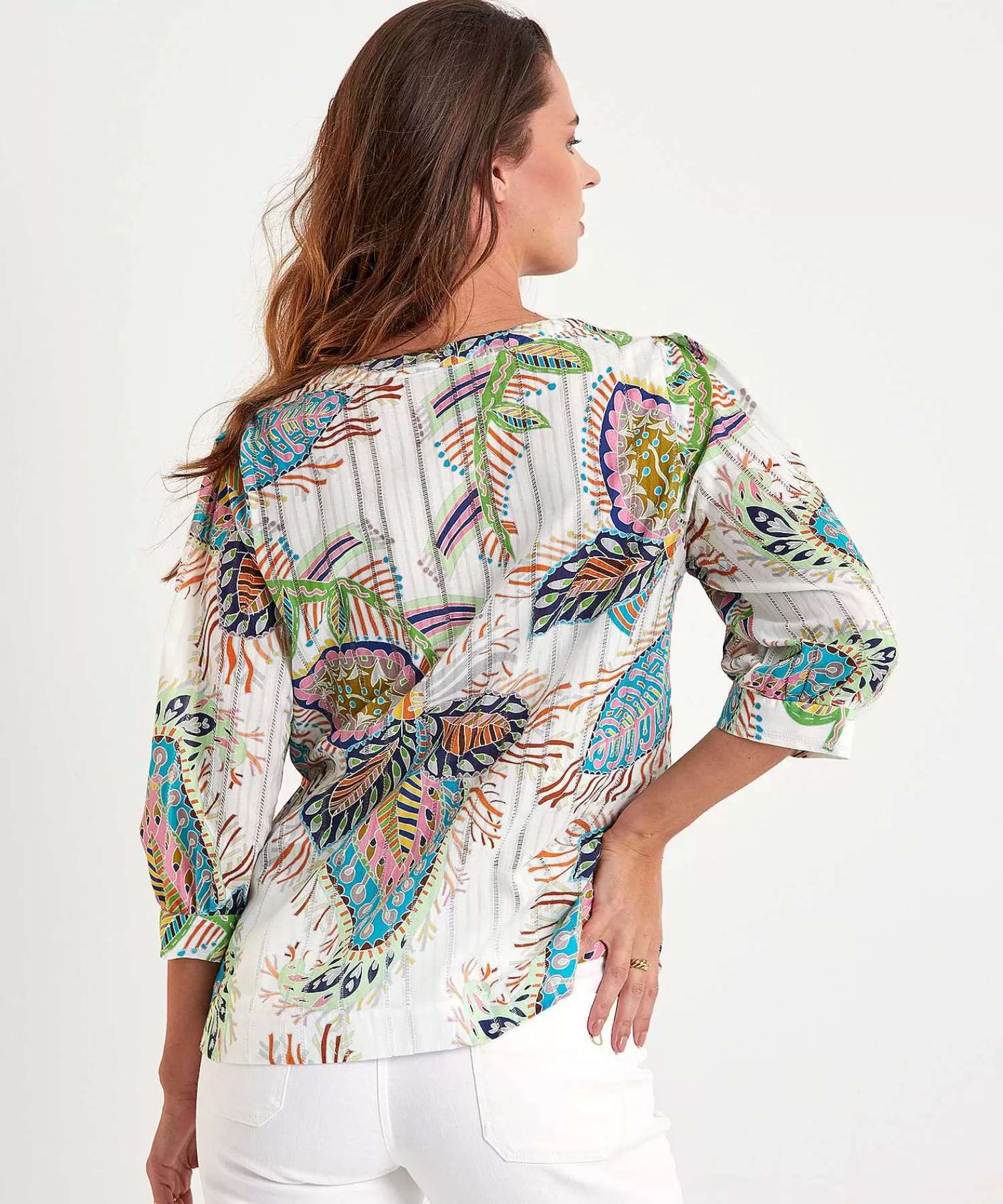 Blouses^Marc Cain Collections Marc Cain Blouse Multicolor Bladprint