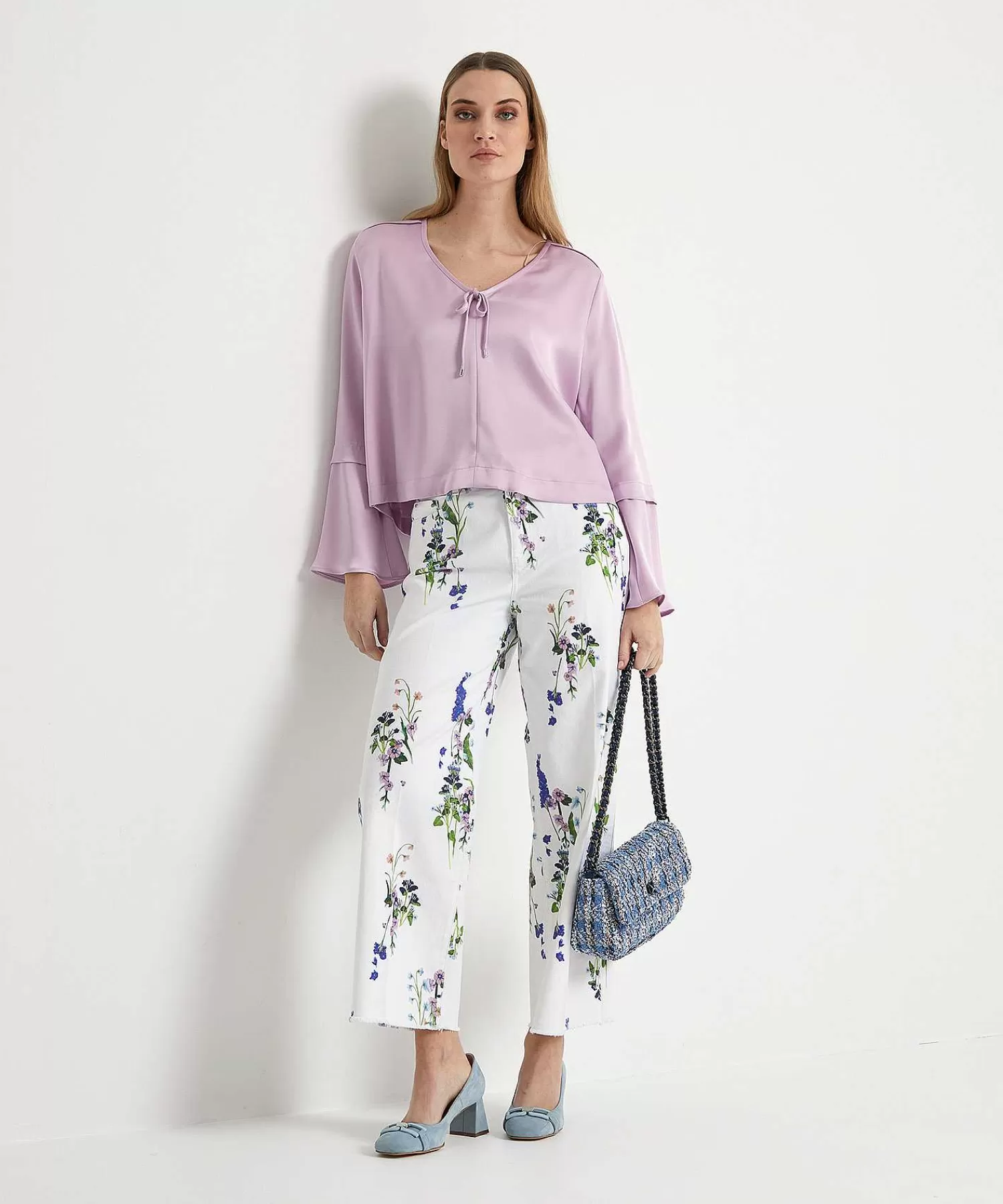 Jeans^Marc Cain Collections Marc Cain Cropped Jeans Met Bloemenprint Wylie