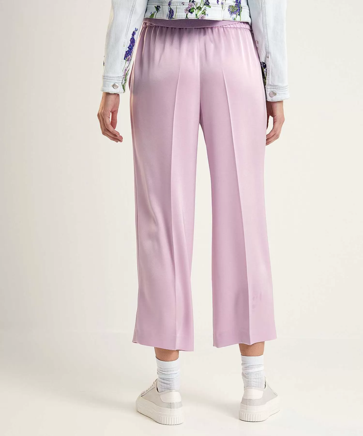 Broeken^Marc Cain Collections Marc Cain Silky Cropped Broek Washington