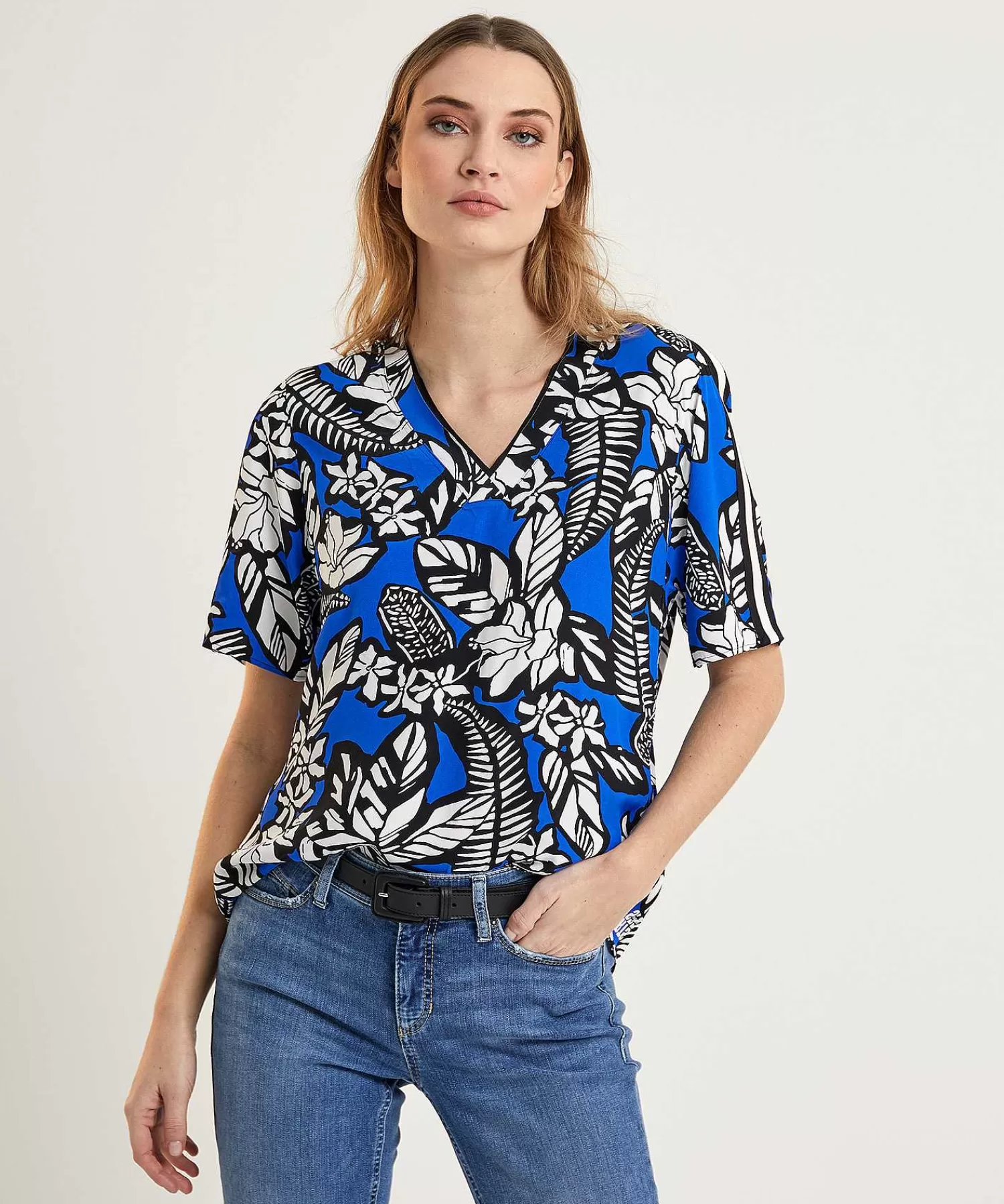 Blouses^Marc Cain Sports Blouse Bladprint