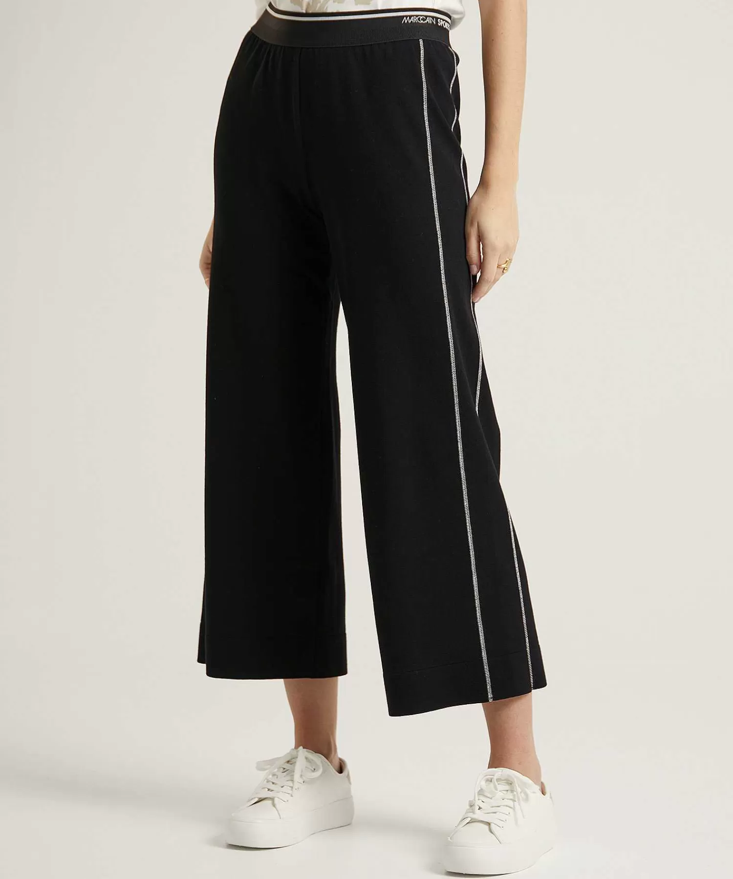 Broeken^Marc Cain Sports Cropped Broek Jersey